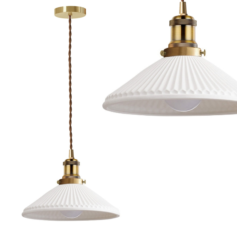 Lampa Wisząca APP1172-1CP Biała  1
