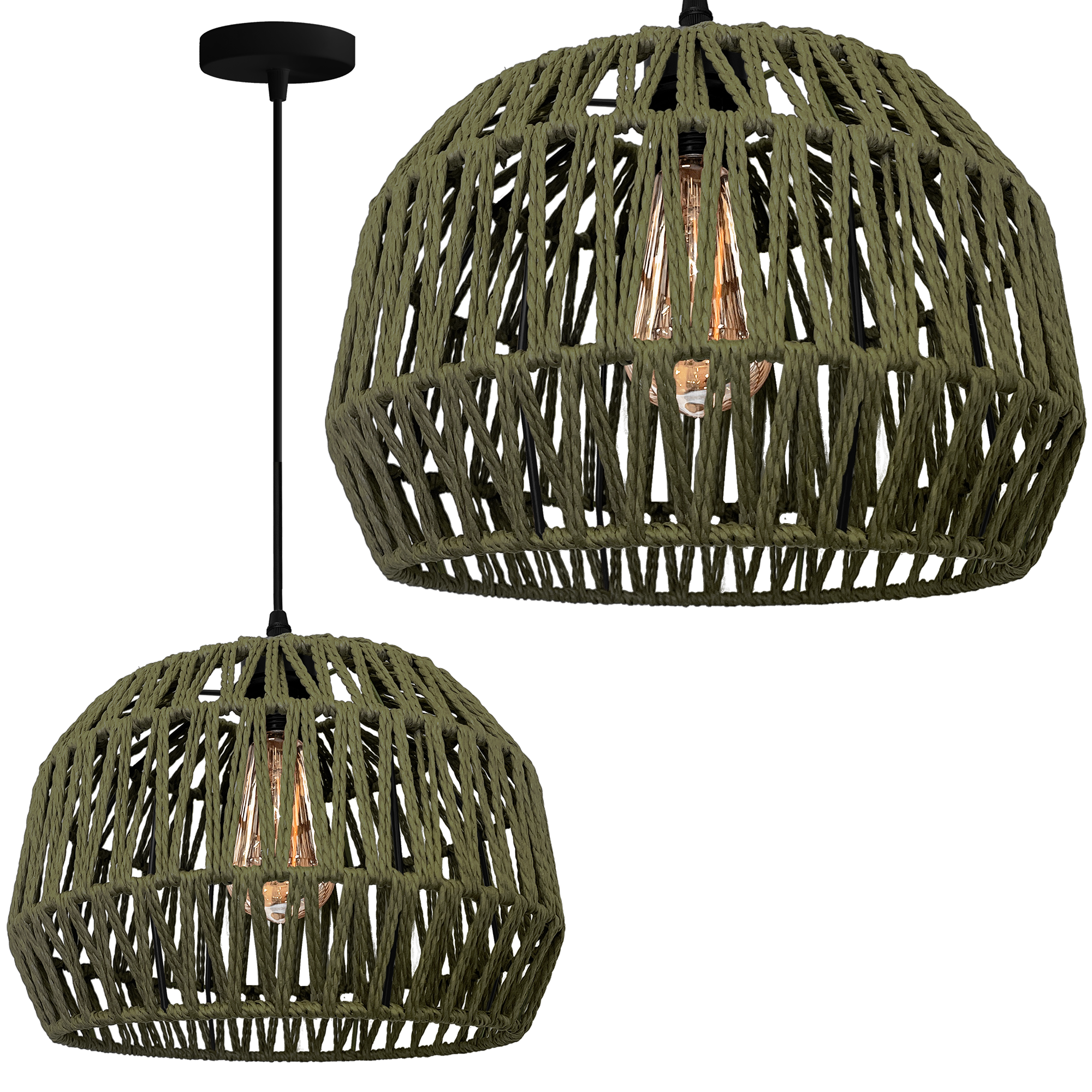 Lampa Zielona Boho APP1293-1CP  1