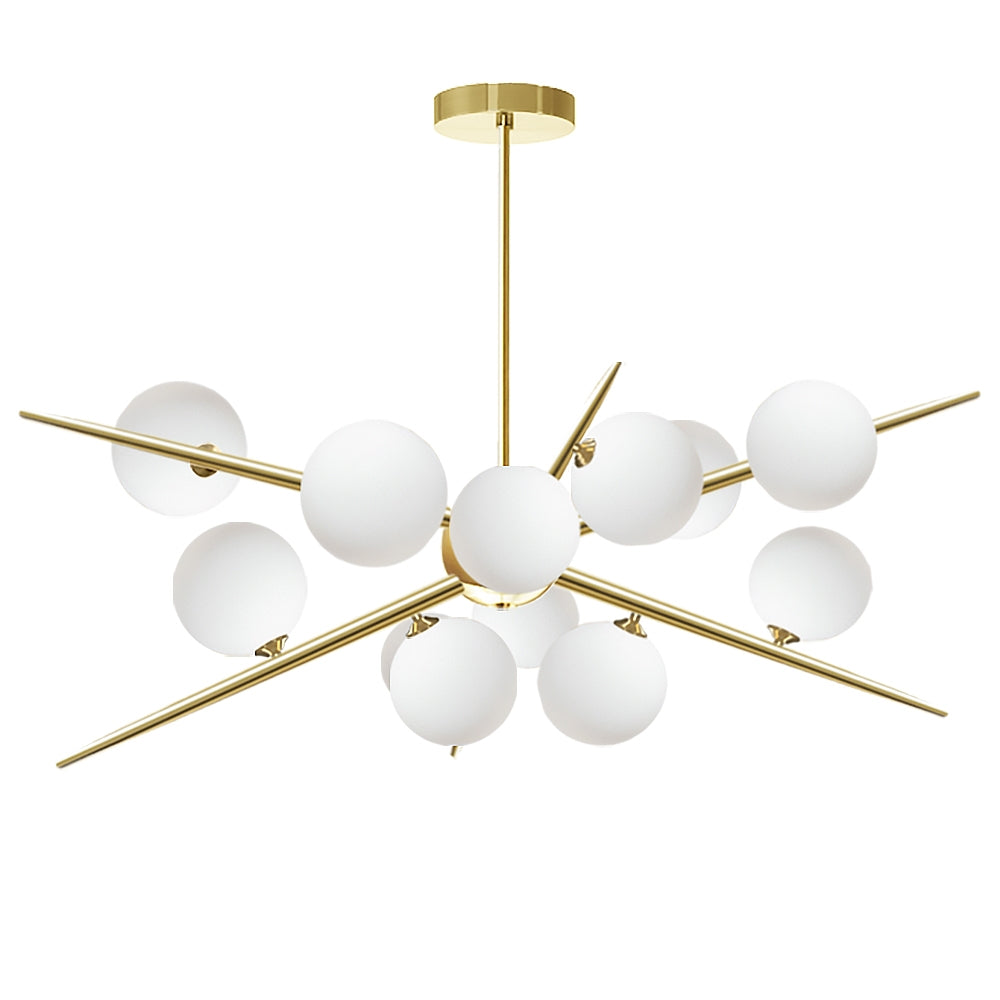 Lampa Wisząca APP998-12CP Złota  1