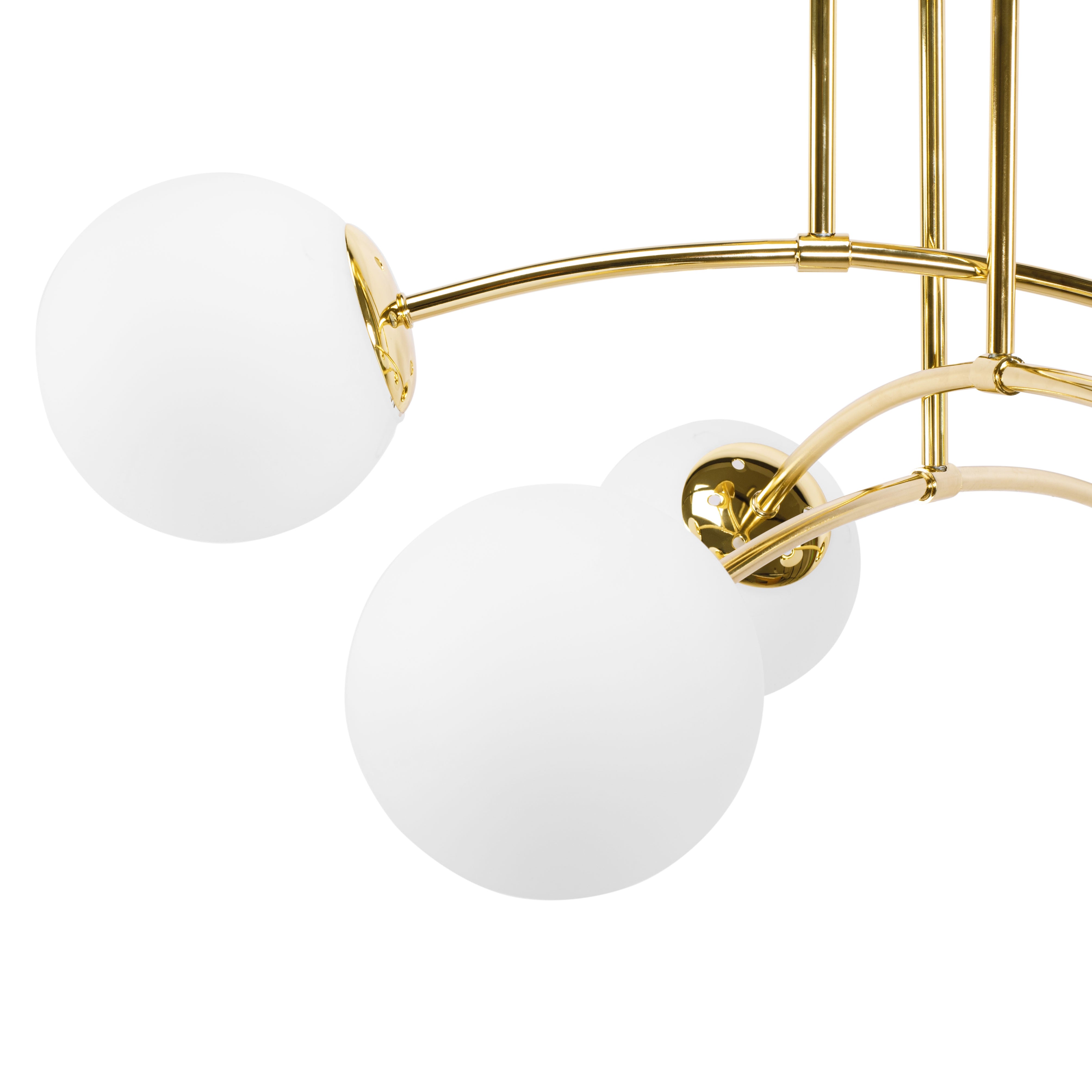 Lampa Wisząca Sufitowa Złota APP1577-6C  3