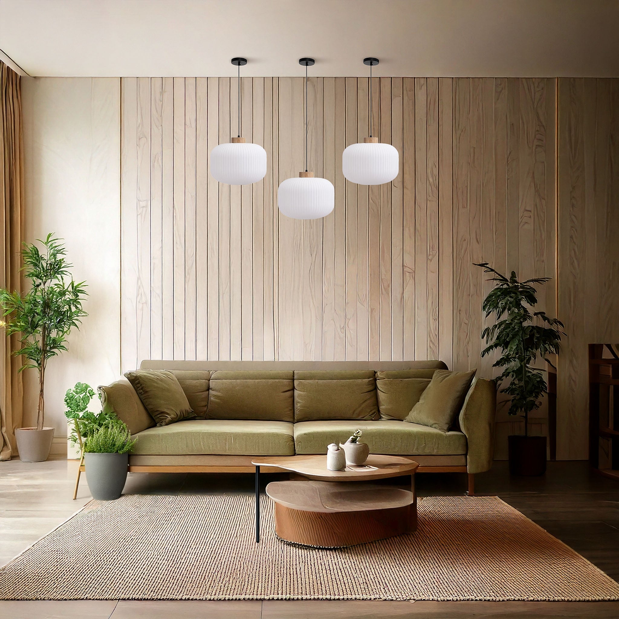 Lampa Wisząca Z Białym Kloszem App1069-cp  5