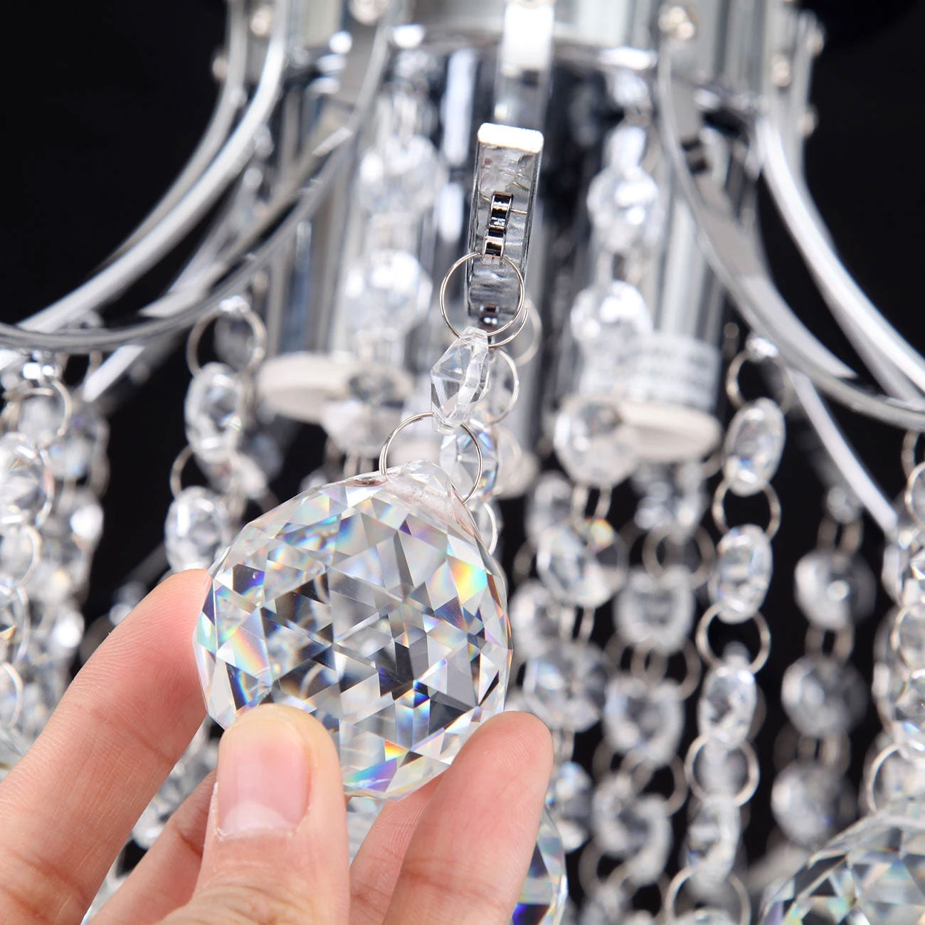 Lampa Sufitowa Kryształowa APP784-3C  6