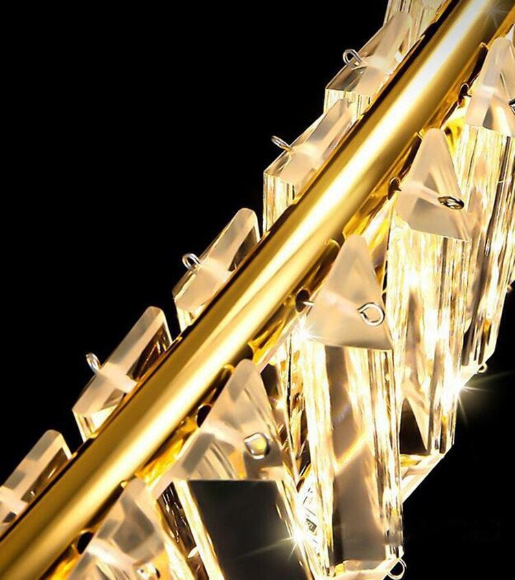 Kryształowa Lampa Sufitowa Led APP1064-1CP  10