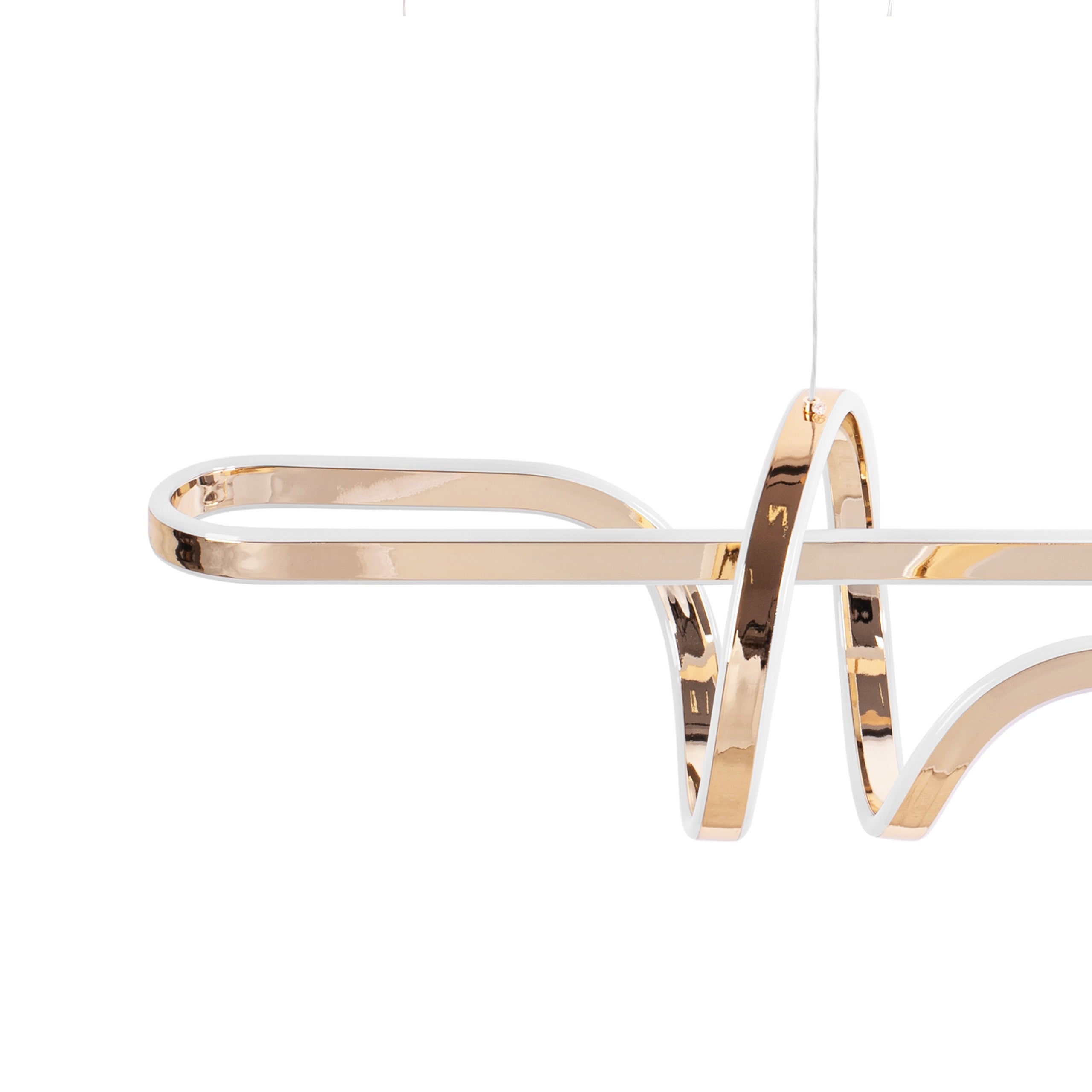 Lampa Wisząca Led G039-cp Złota  3