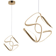 Lampa Wisząca Led G067-cp Złota  1