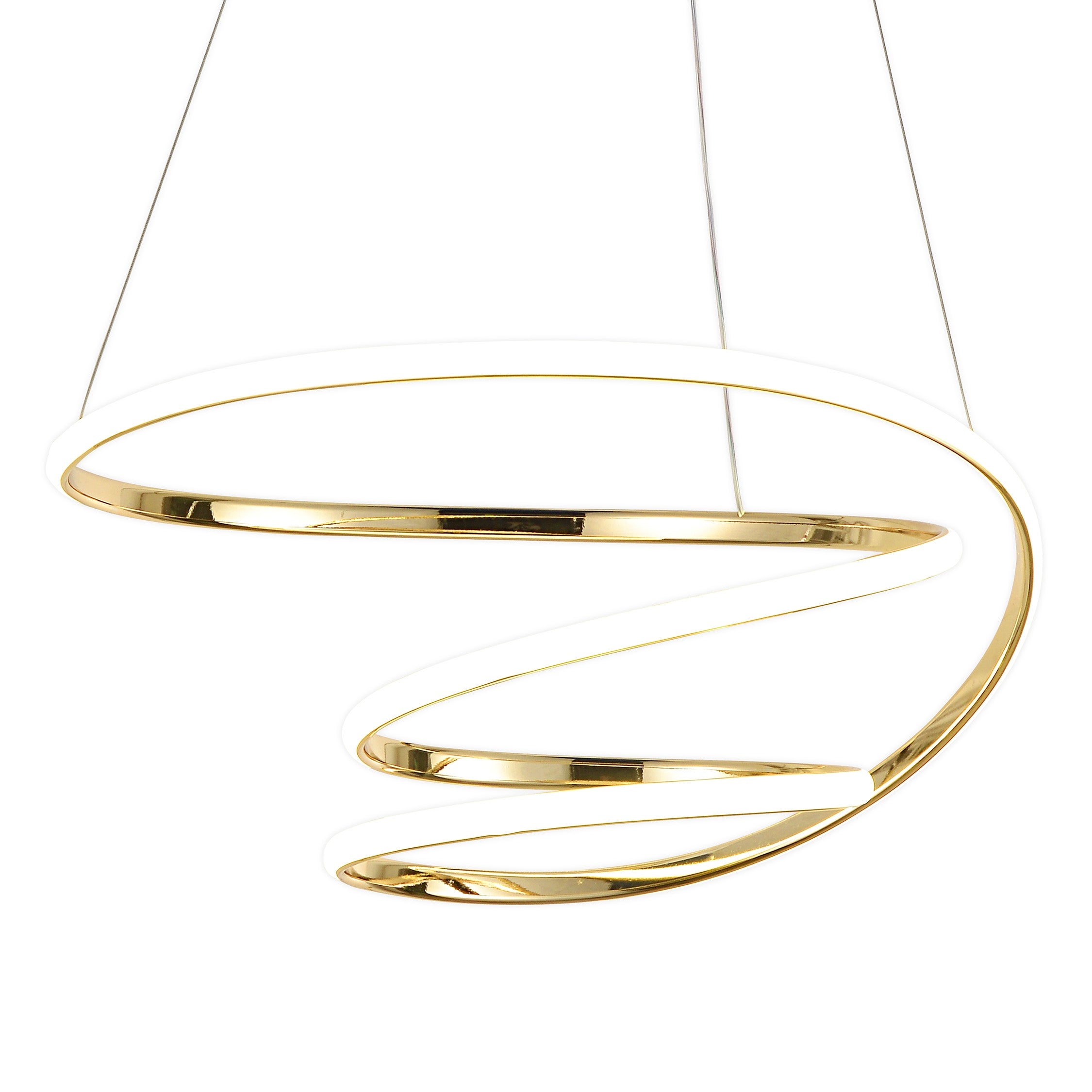 Lampa Sufitowa Nowoczesna Led G080-1cp Złota  2