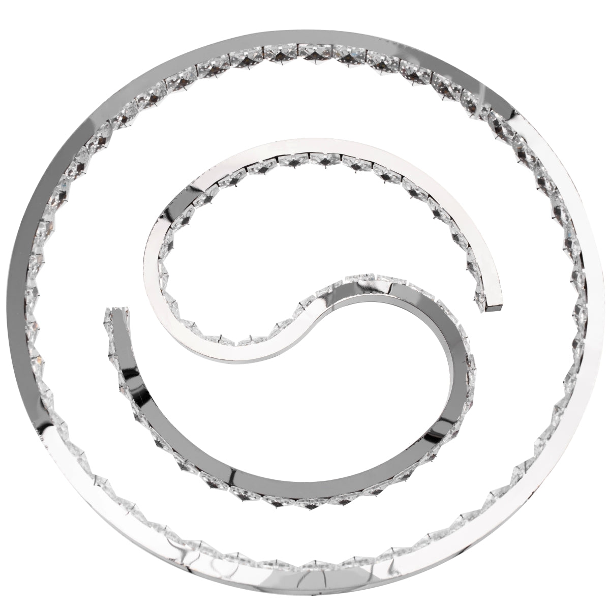 Lampa Kryształowa Wisząca Ring Led APP773-2CP  3