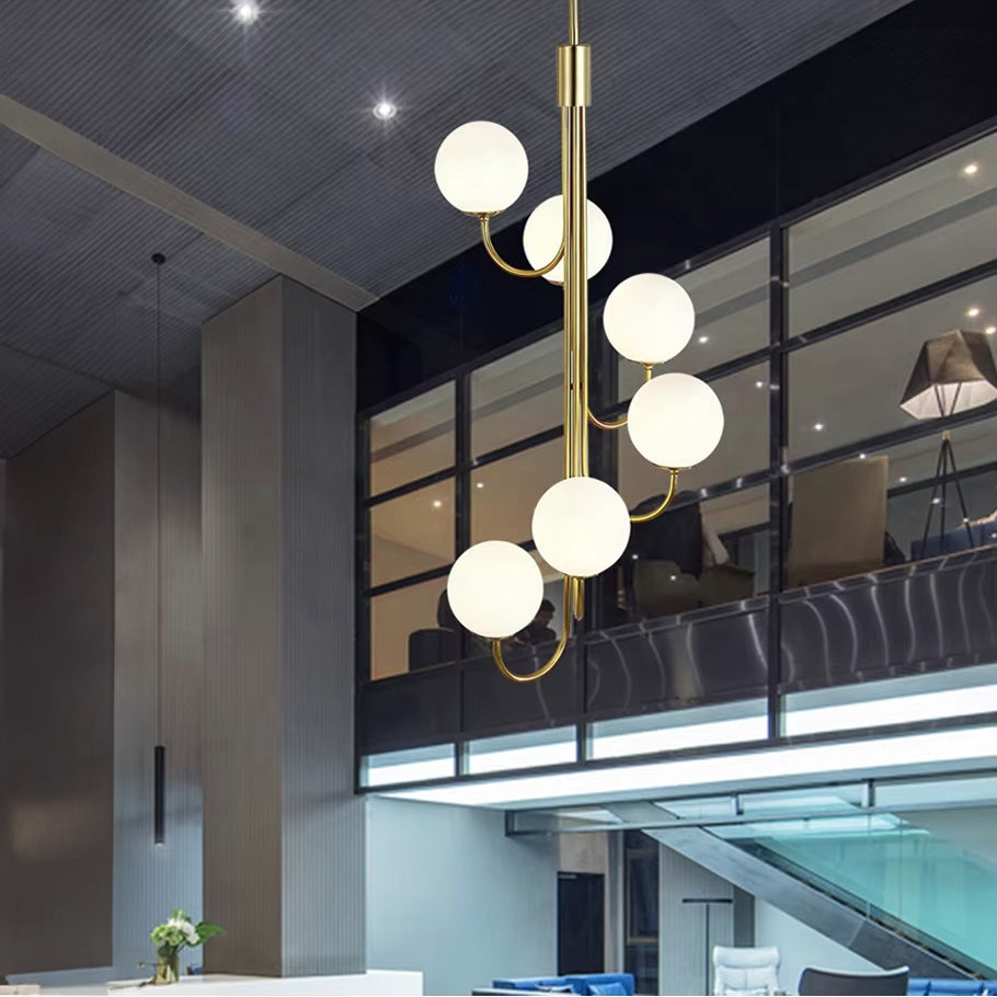 Lampa Sufitowa Wisząca Gold APP1585-6CP  2