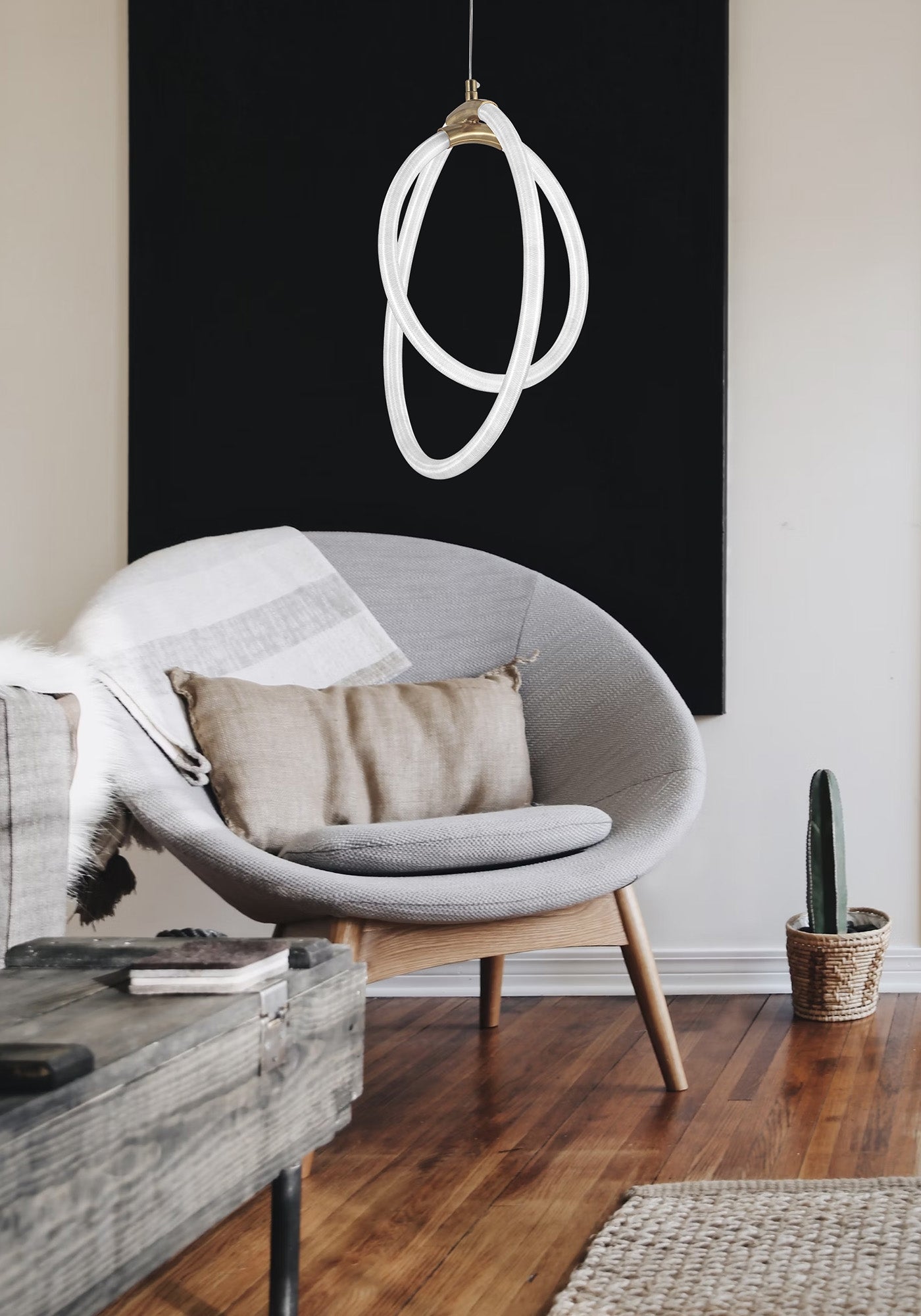 Lampa Wisząca Led G019-cp Złota  5