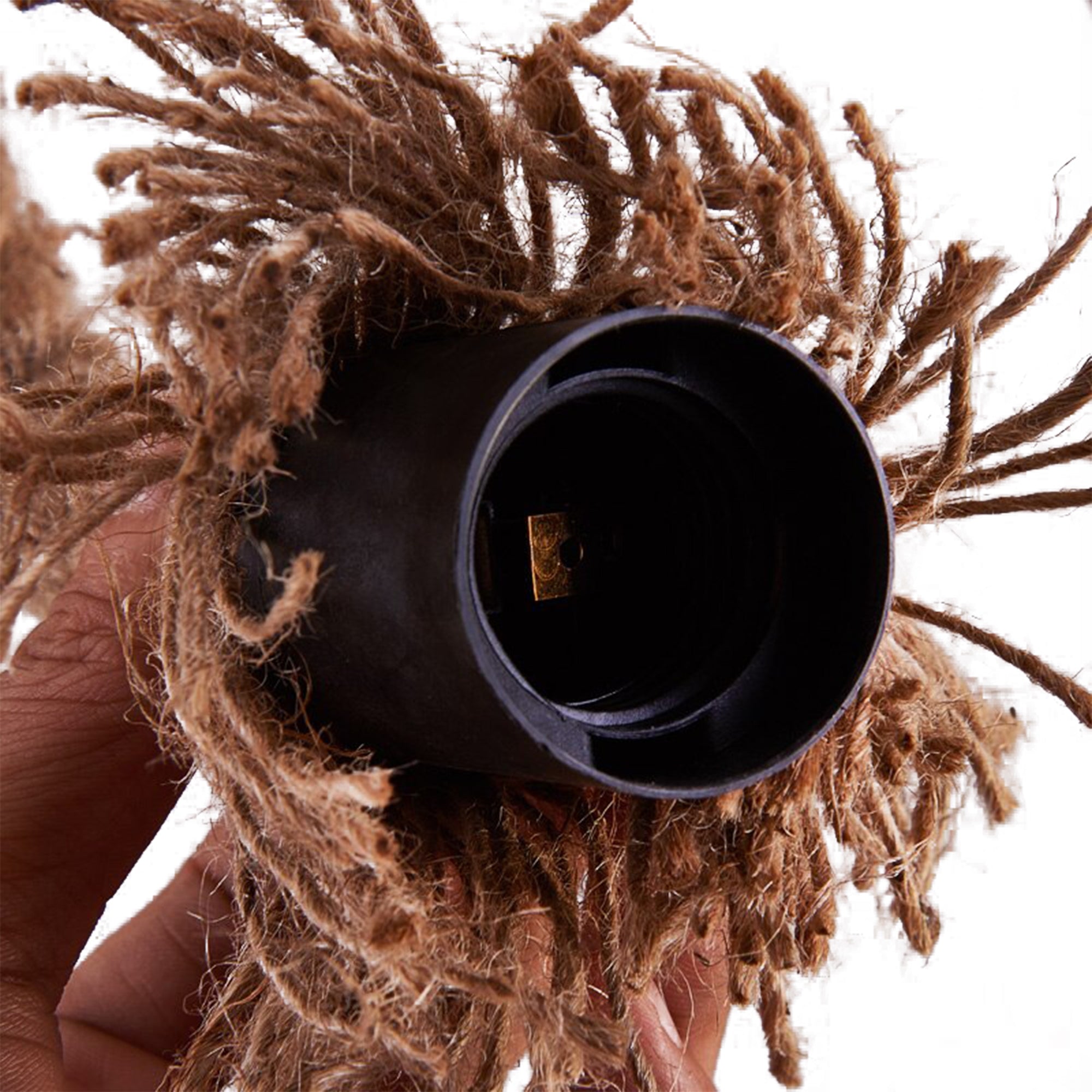 Lampa Sufitowa Wisząca Żyrandol Boho Sznur 5 E27 APP677-5CP  7