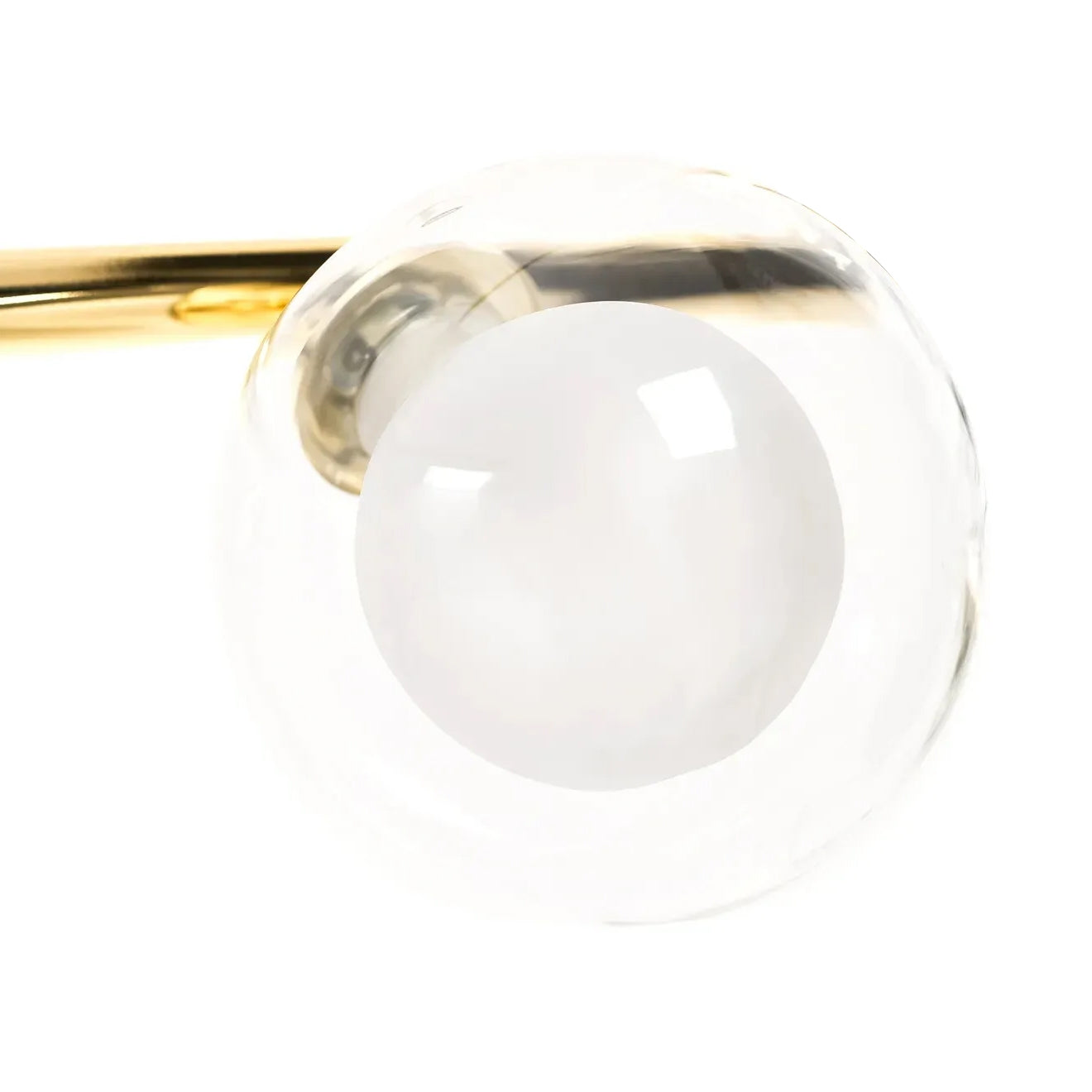 Lampa Wisząca Szklane Kule 4 Szt APP675-4CP Złota  5