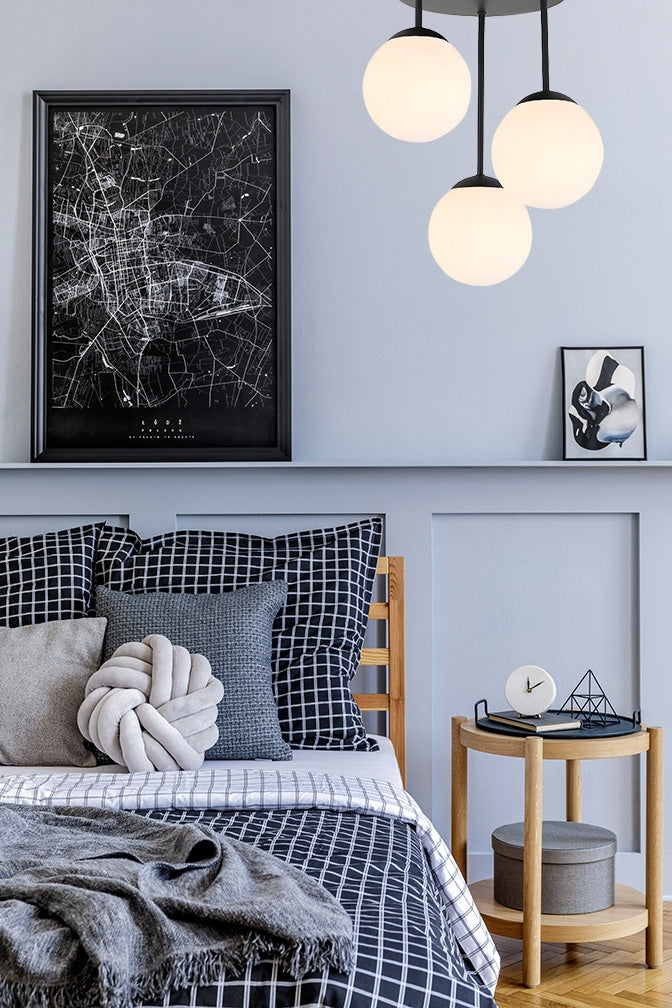 Lampa Sufitowa Wisząca APP1815-3CPR Black  2