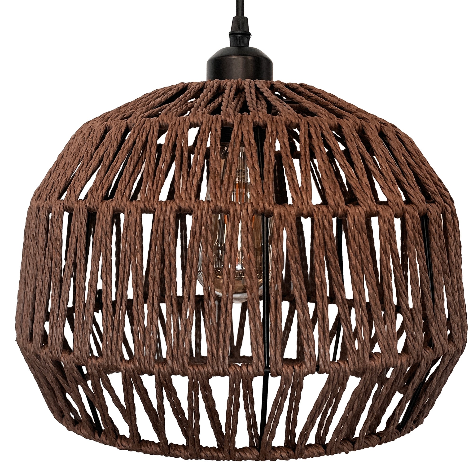 Lampa Wisząca Boho APP1292-1CP Brązowa  4