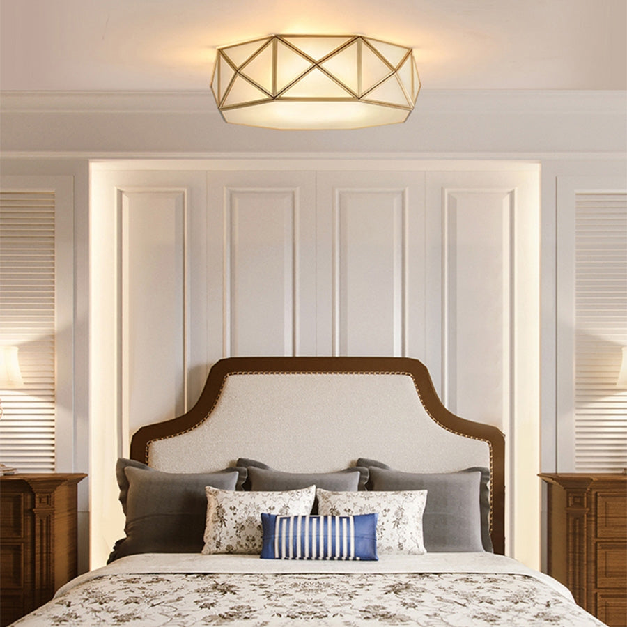 Lampa Sufitowa 35cm App1238-c Złota  9