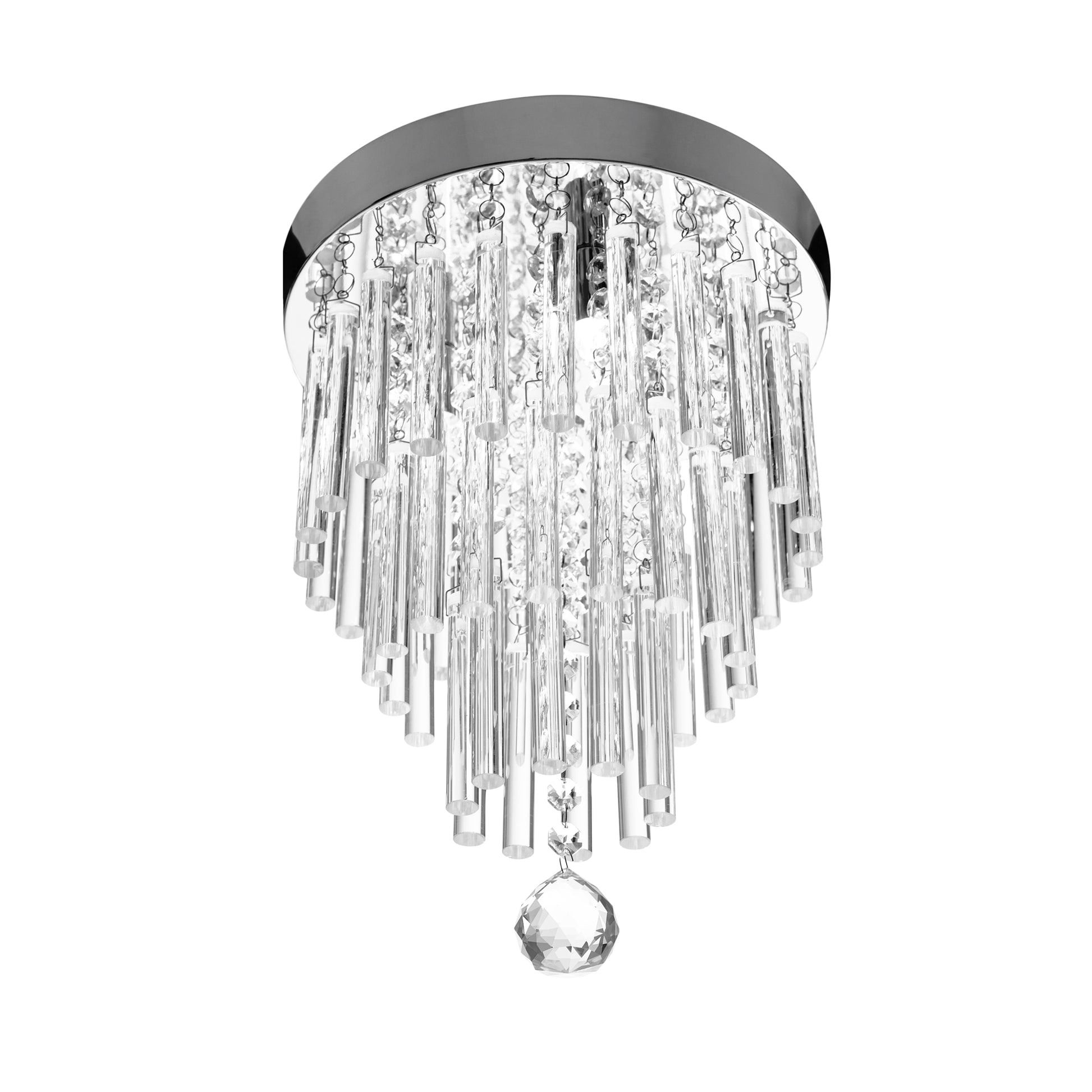 Lampa Kryształowa Plafon APP787-3C  2