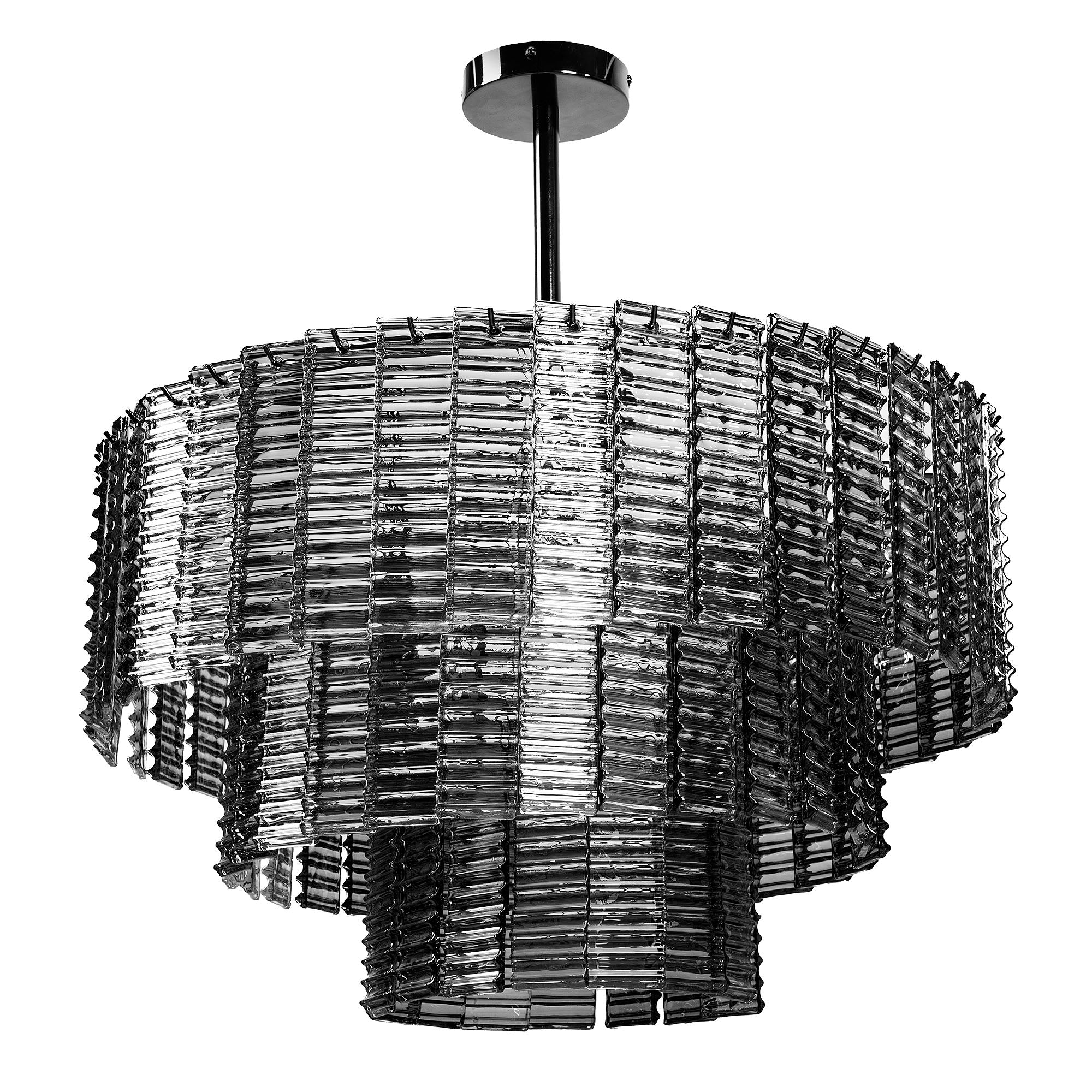 Lampa Sufitowa Wisząca APP1678-8CP Szara  1