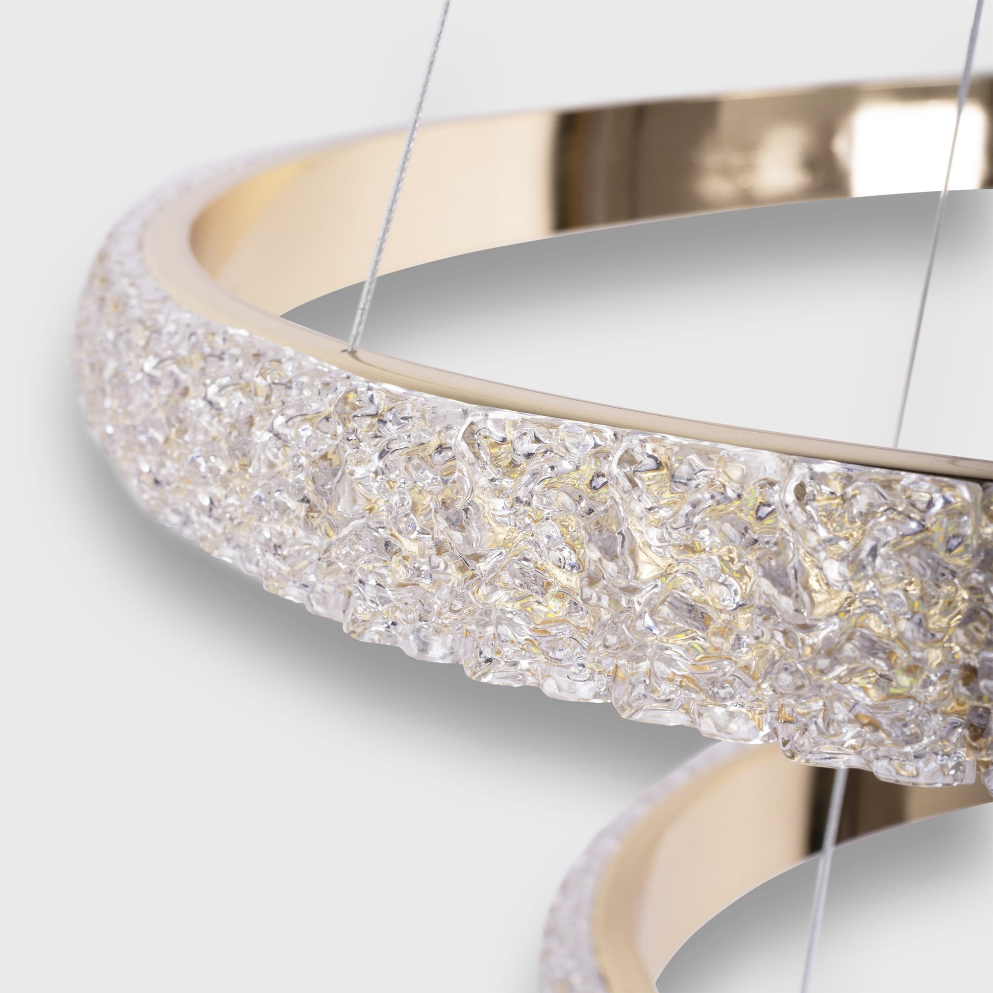 Lampa Wisząca Led G045-2cp Gold  3