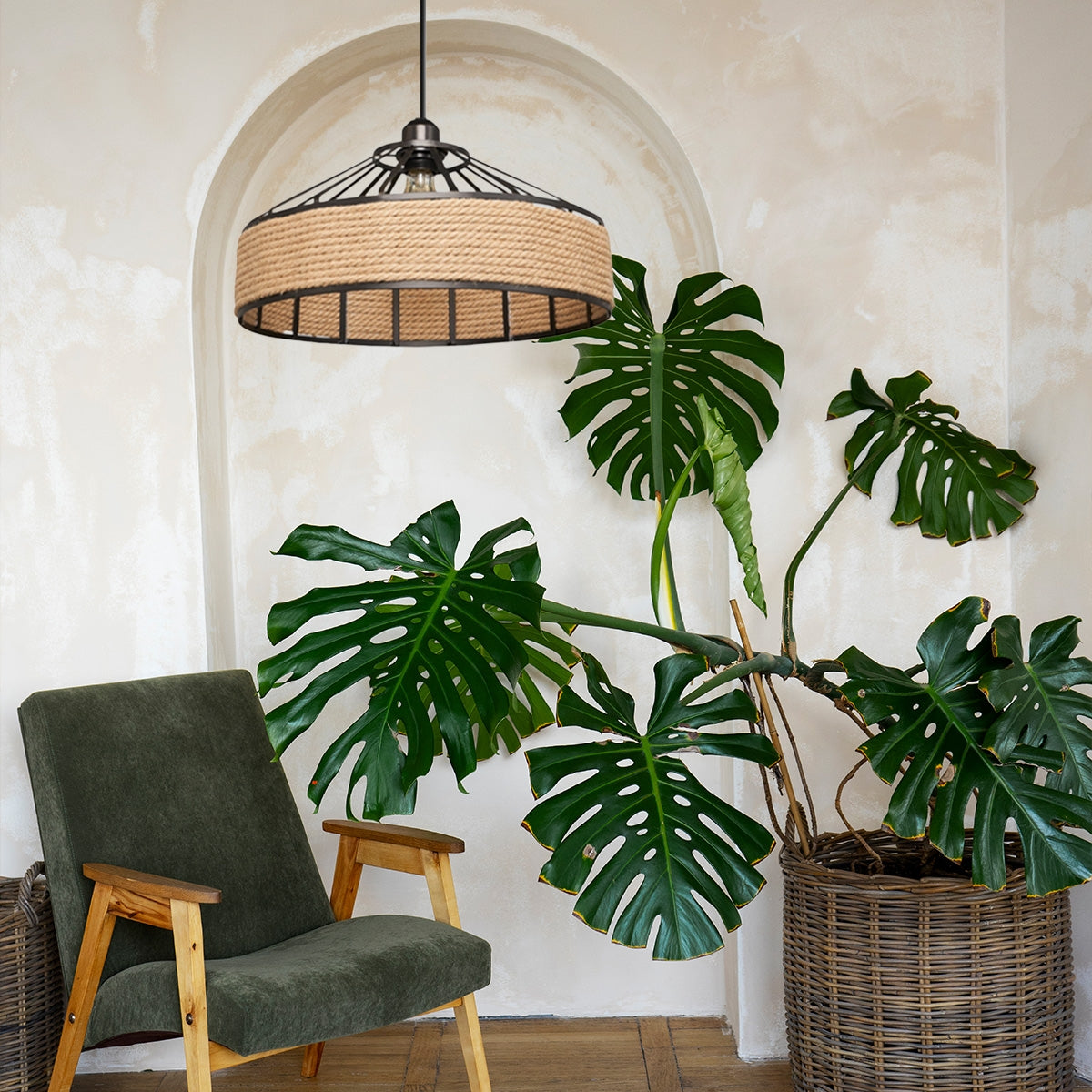 Lampa Wisząca Boho APP1317-1CP  3