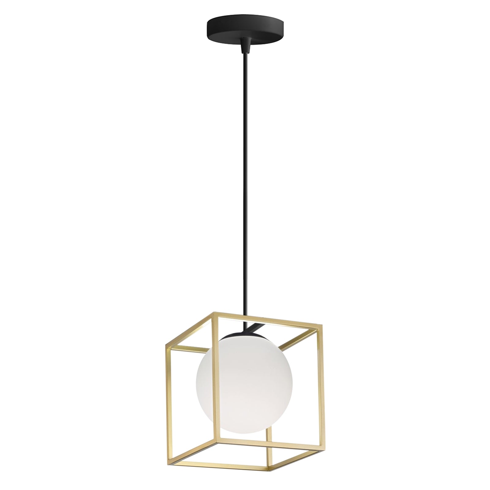 Lampa Wisząca APP1165-1CP Gold White  2