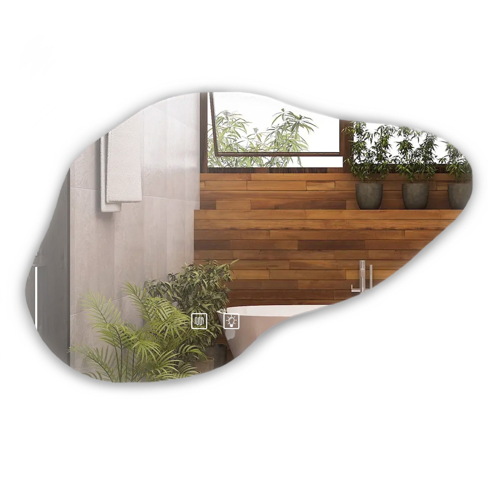 Lustro P11229 Led Cloud B 100x70cm  1