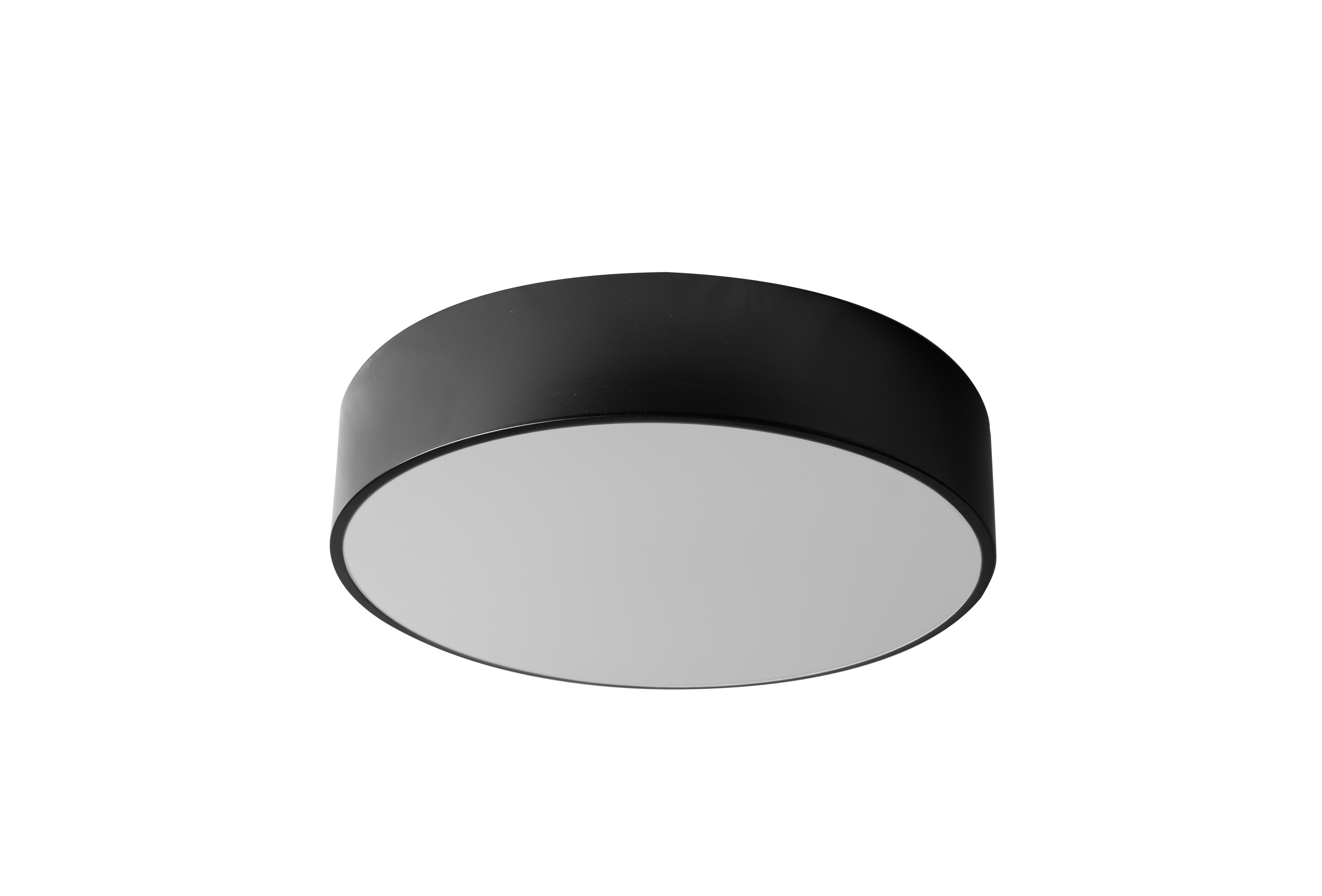 Lampa Plafon 40cm Okrągła Sufitowa APP642-3C Czarna  2