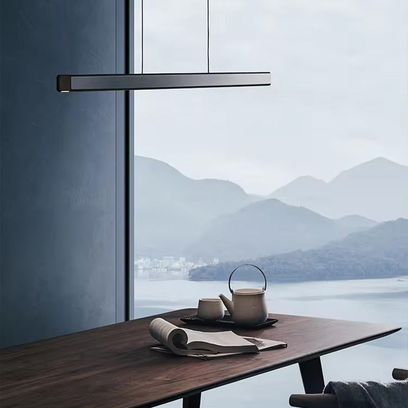 Lampa Sufitowa Wisząca Led App1447-cp Czarna 80cm  9