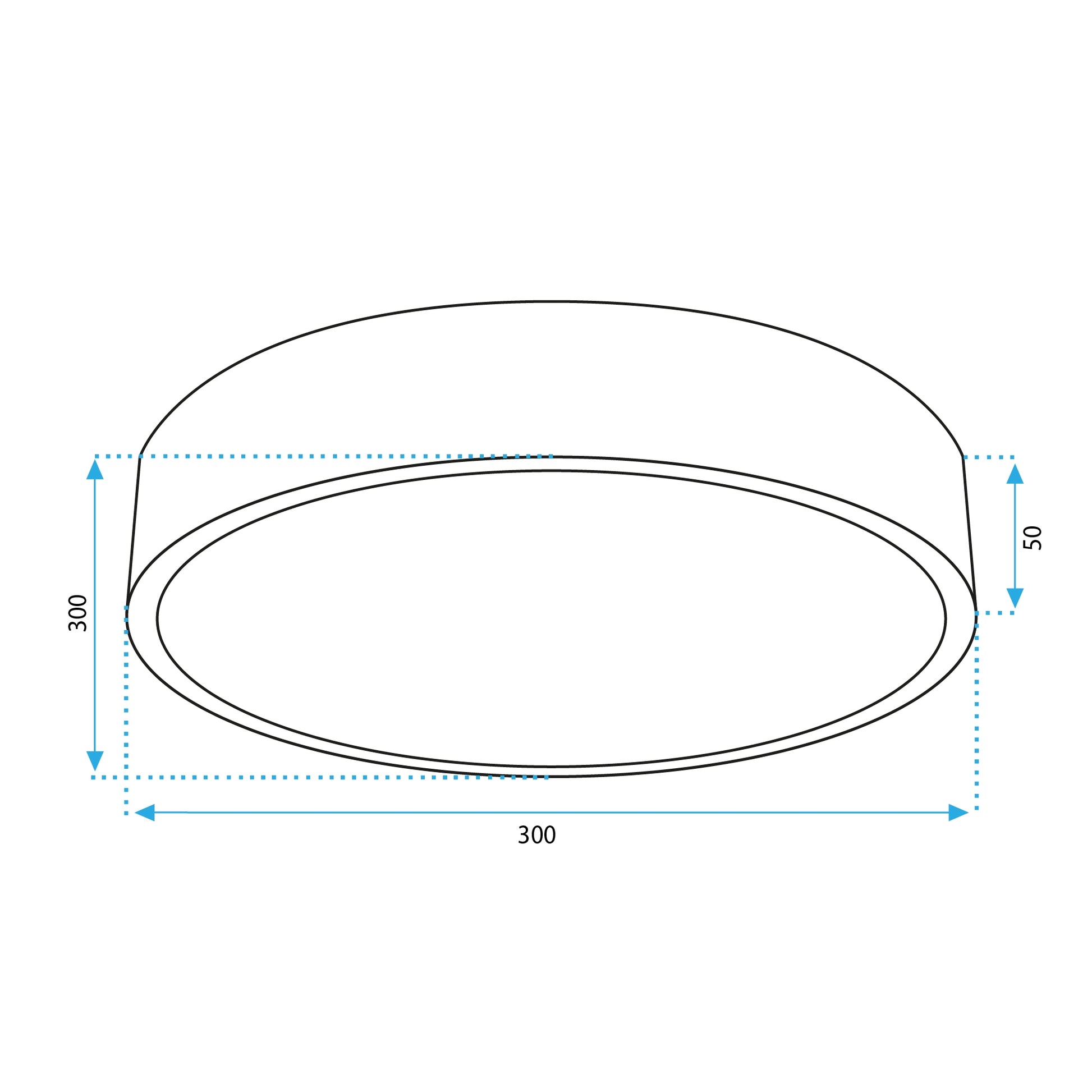Lampa Sufitowa Plafon App1404-c 30cm  8