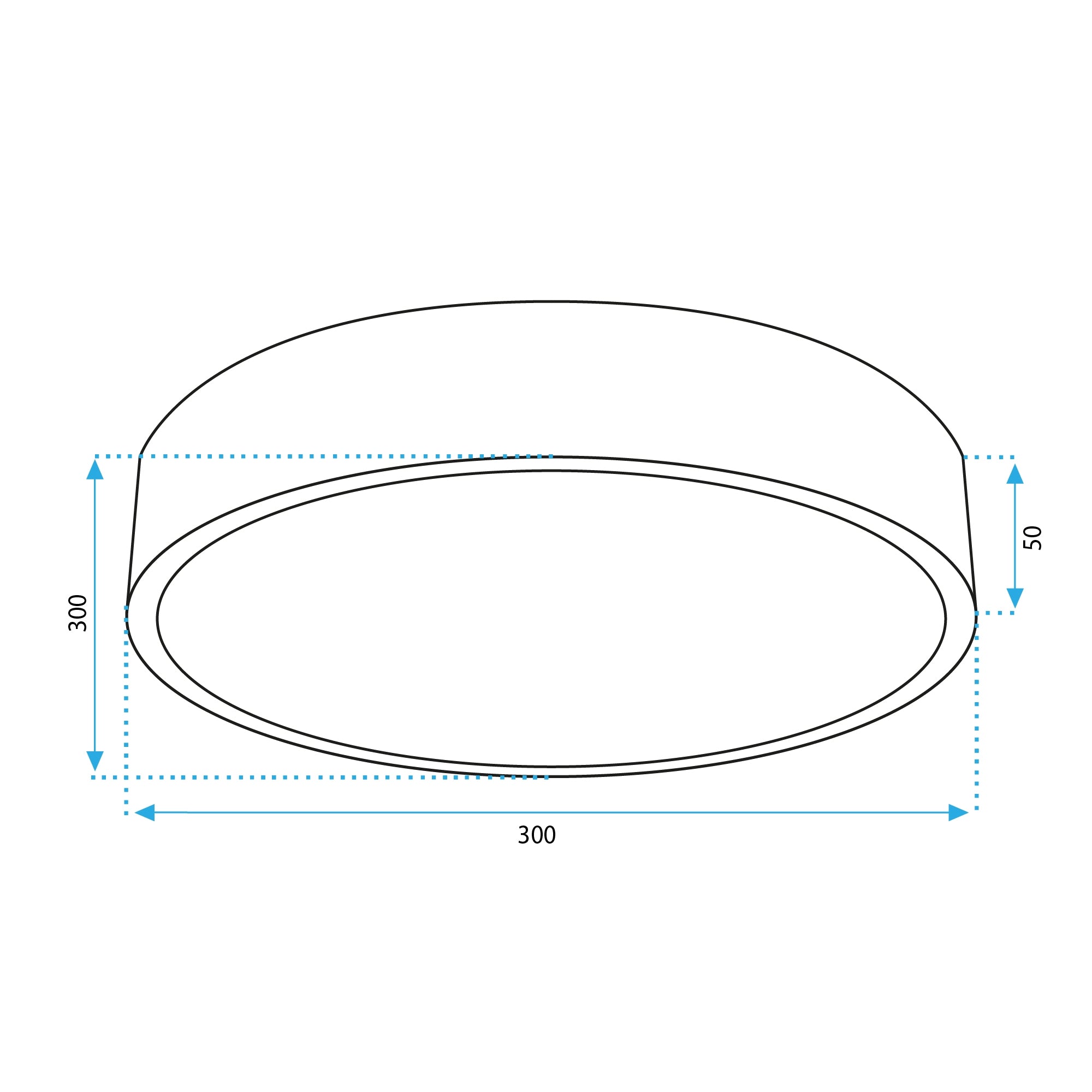 Lampa Sufitowa Plafon App1404-c 30cm  8