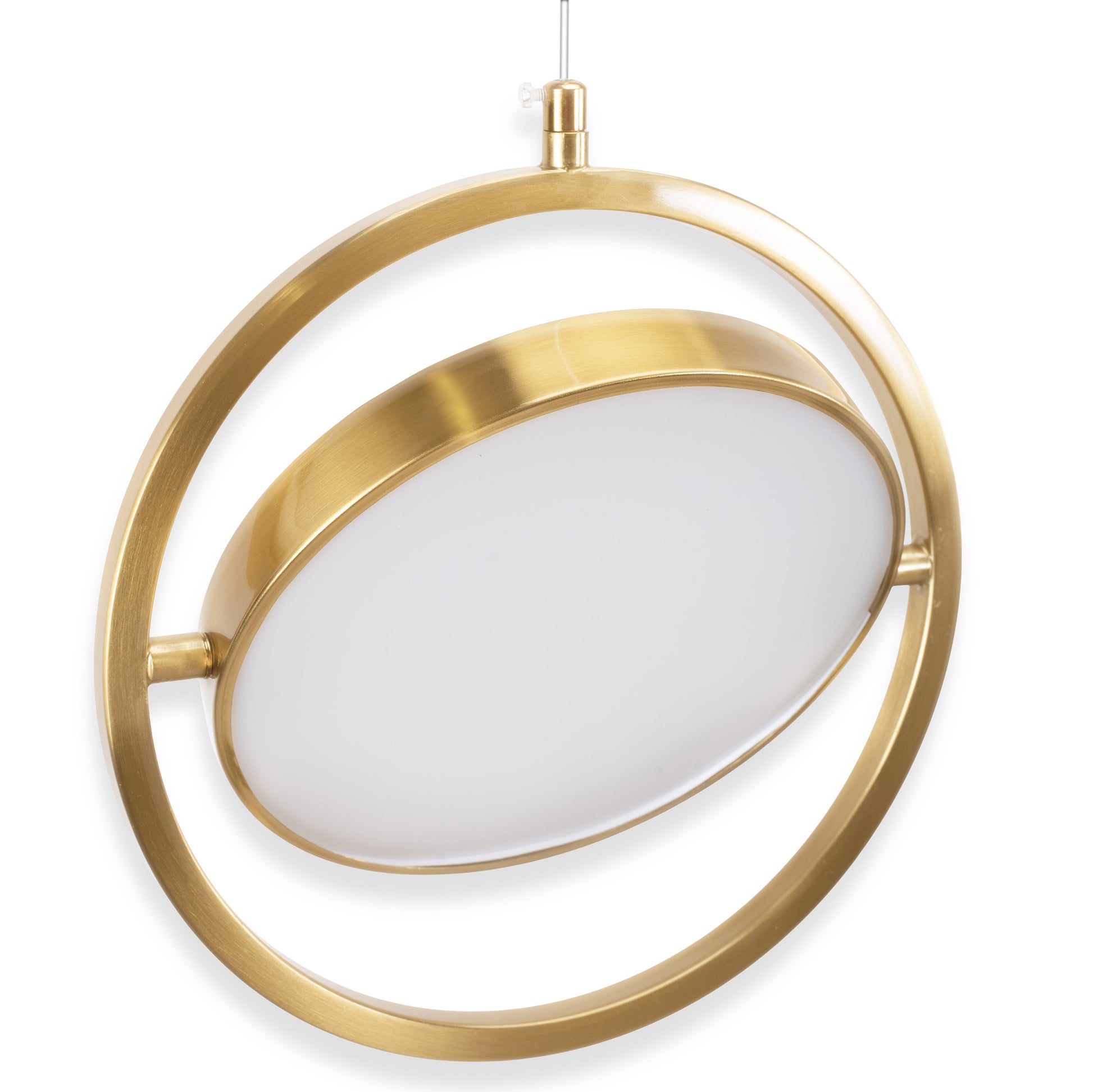 Lampa Wisząca Led App1791-cp Złota Szczotkowana  4