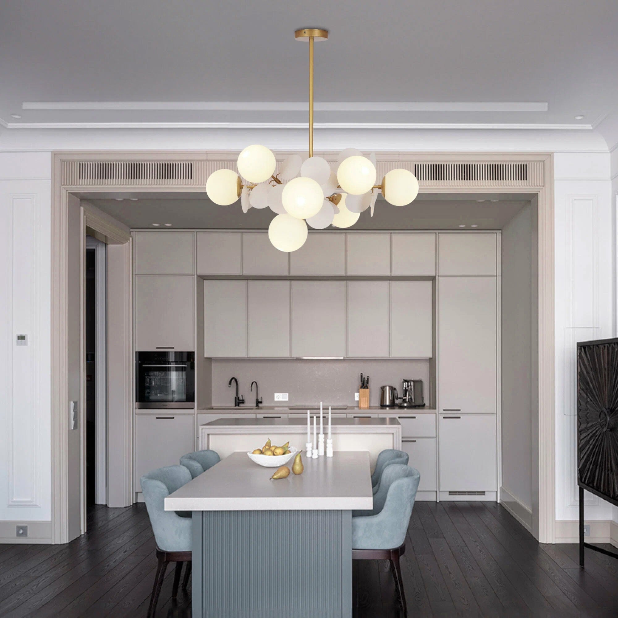 Lampa Sufitowa Wisząca Złota APP1565-12  7