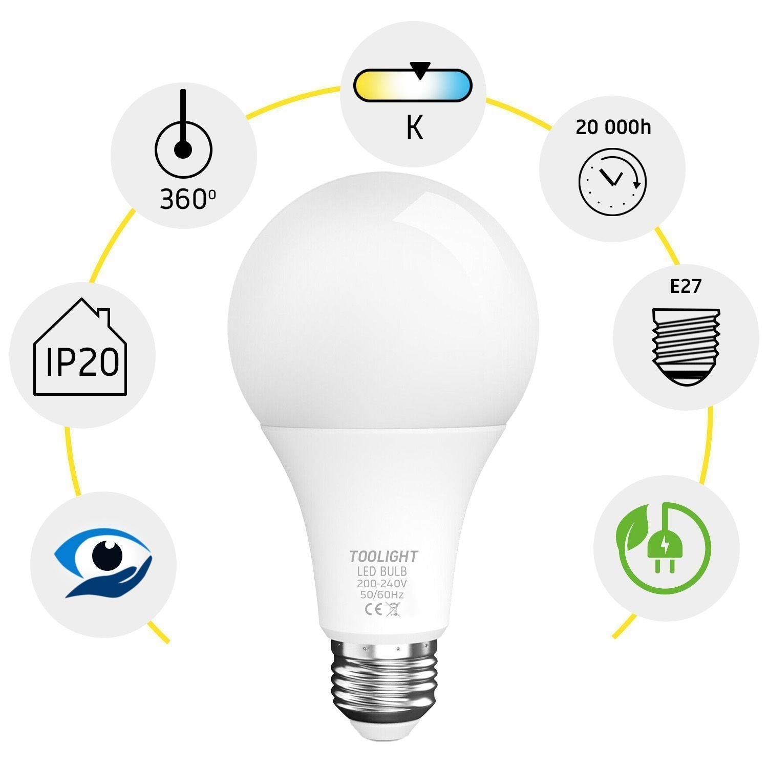 Żarówka Led Zimna E-27 12w Rsl028  2