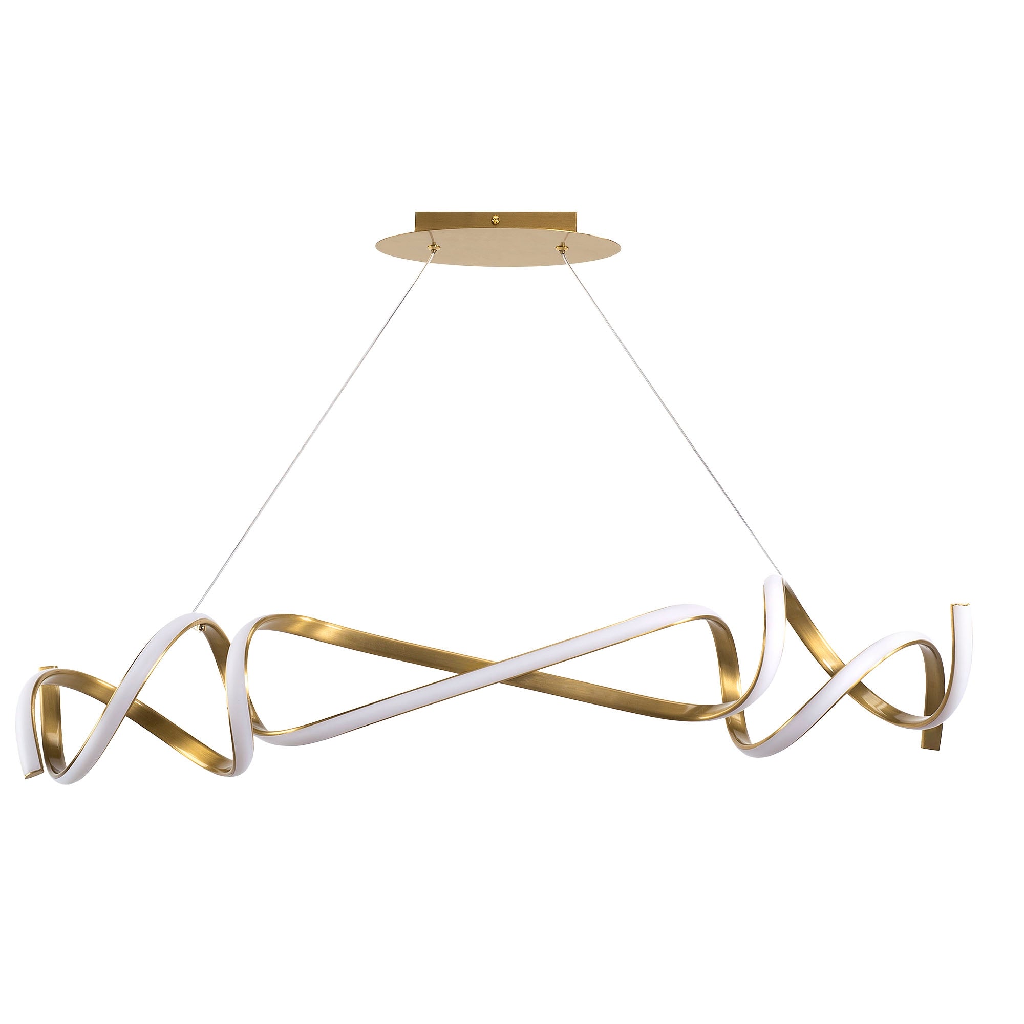 Lampa Wisząca Led App1777-cp Złota  1