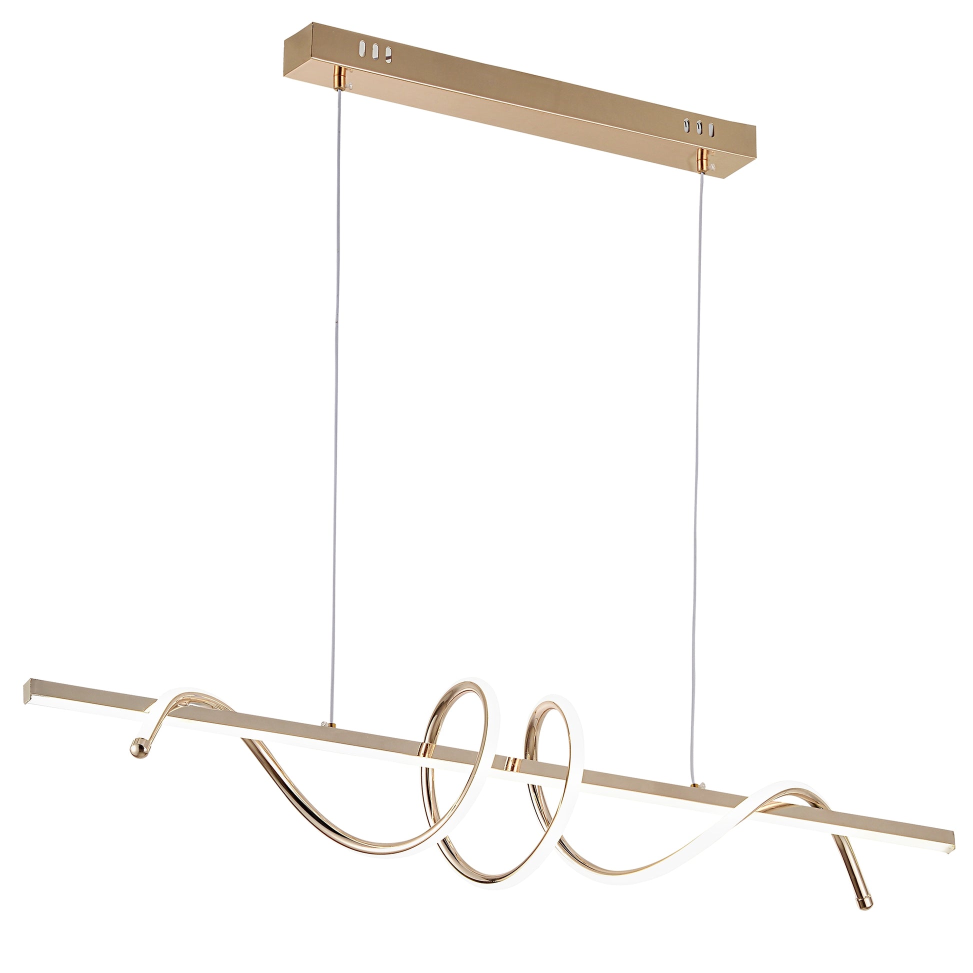 Lampa Wisząca Led G065-cp Złota  1