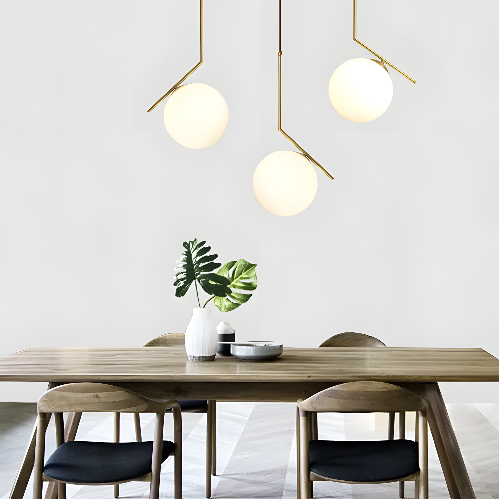 Lampa Sufitowa Wisząca Szklana Kula G106-1w Złota Biała  8