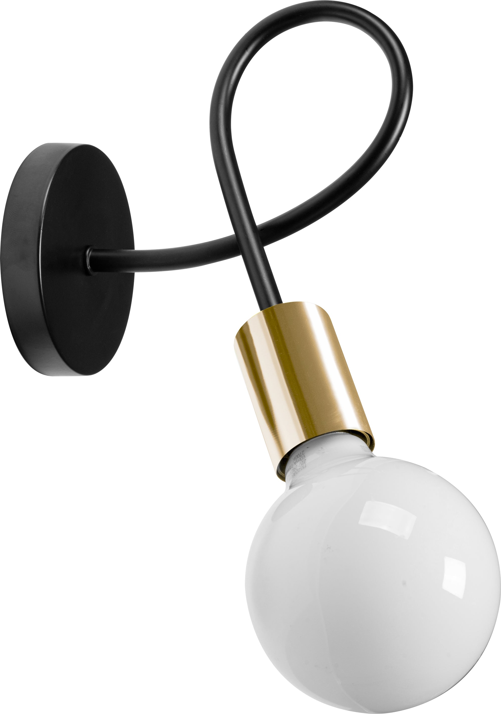 Lampa Kinkiet Ścienny Metalowy Loft Paradise APP516-1W Złota  2