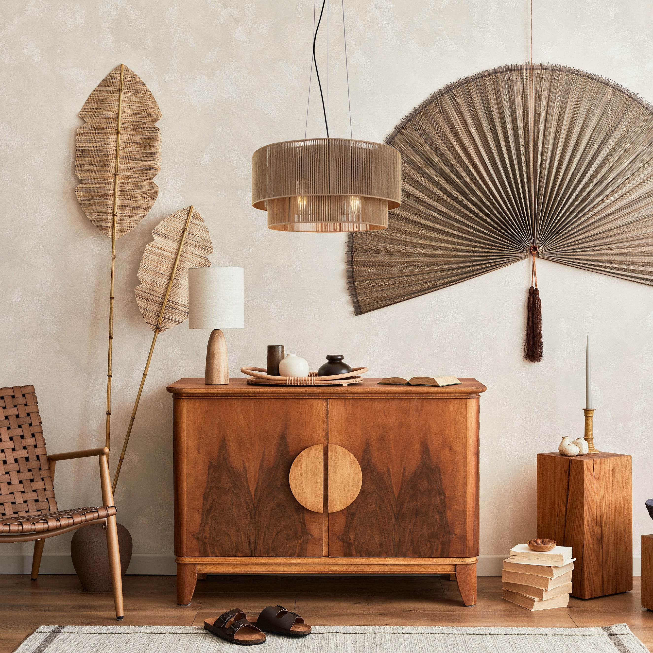 Lampa Sufitowa APP1837-1CP Nature Black  2