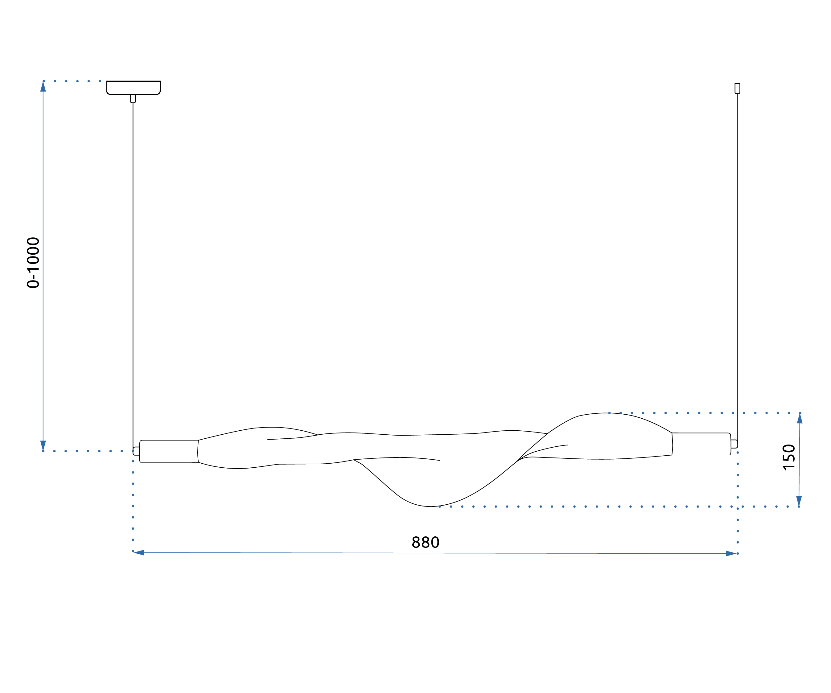 Lampa Sufitowa Wisząca Led App1446-cp Czarna  6