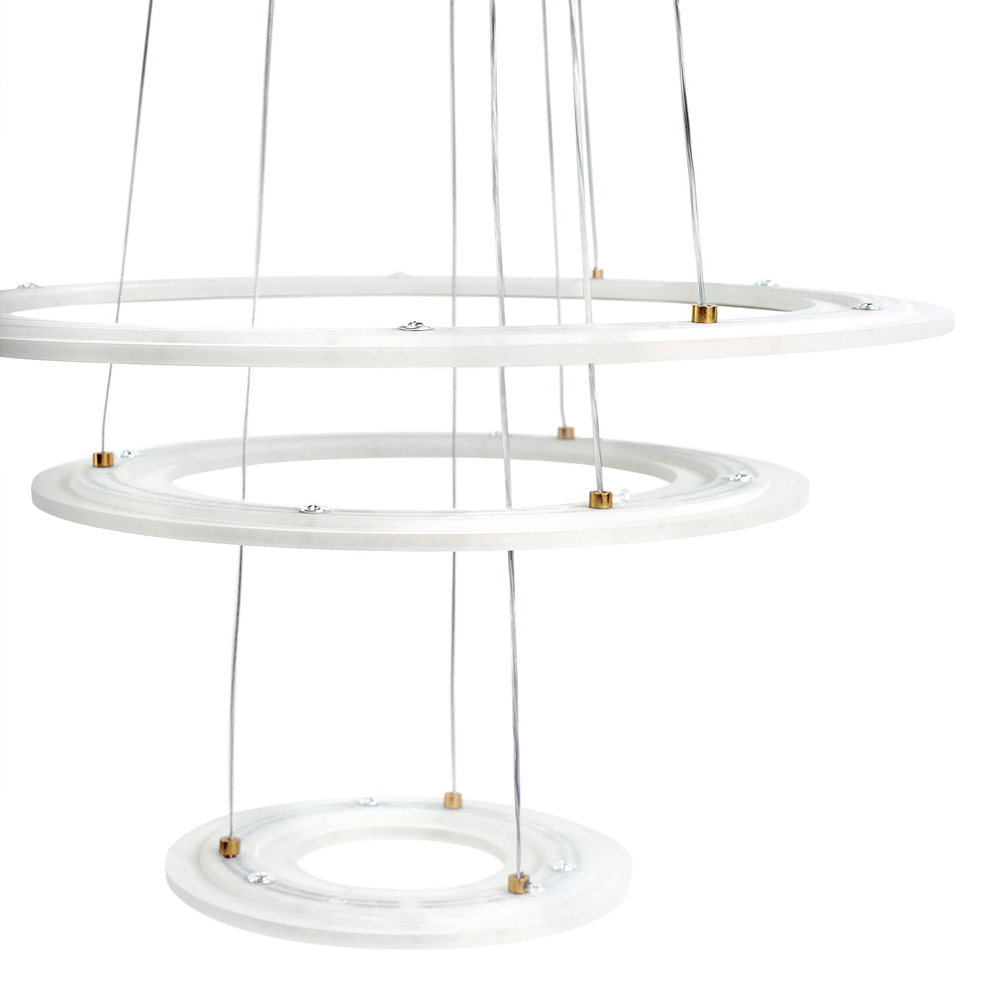 Lampa Sufitowa Wisząca Led G041-3cp Szczotkowane Złoto  4