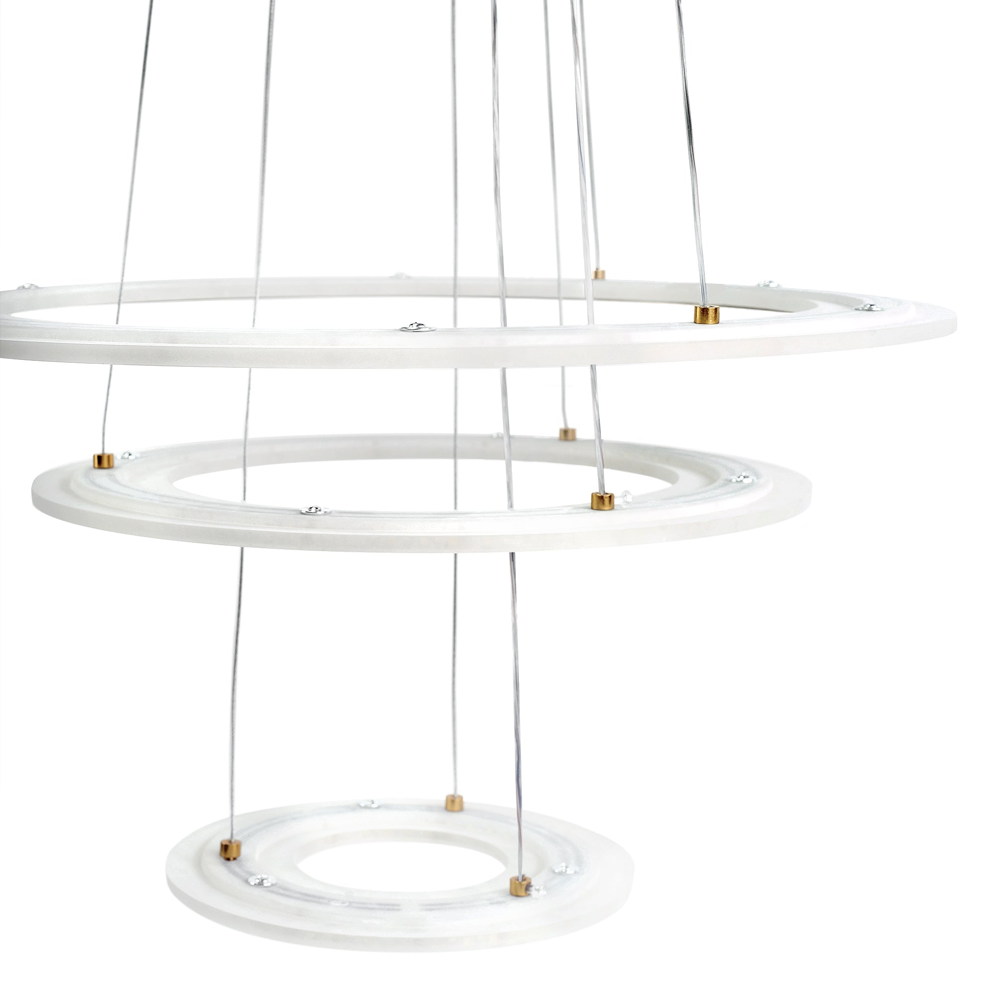 Lampa Sufitowa Wisząca Led G041-3cp Szczotkowane Złoto  4