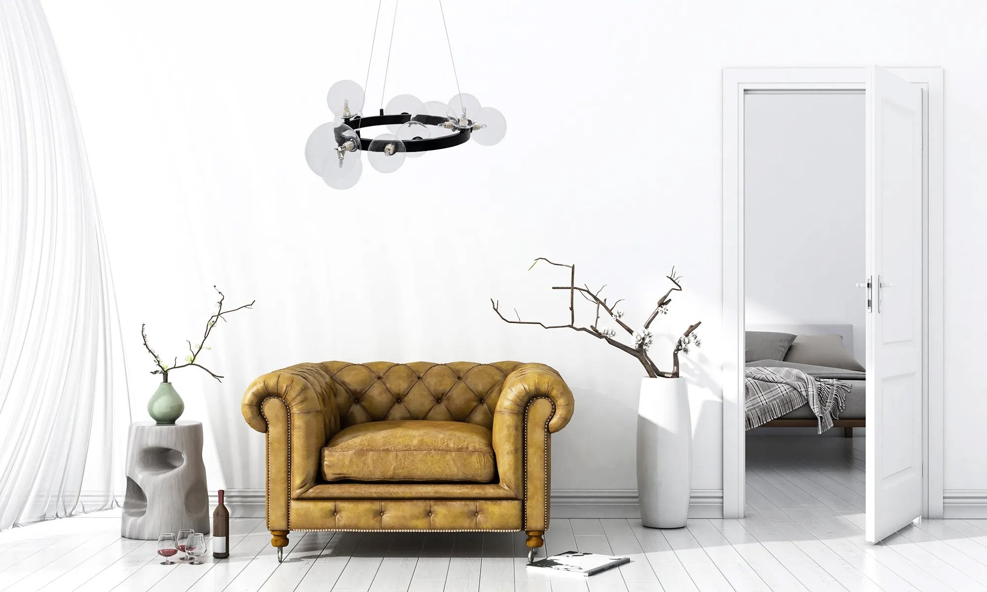 Lampa Wisząca APP1159-10CP Czarna  6