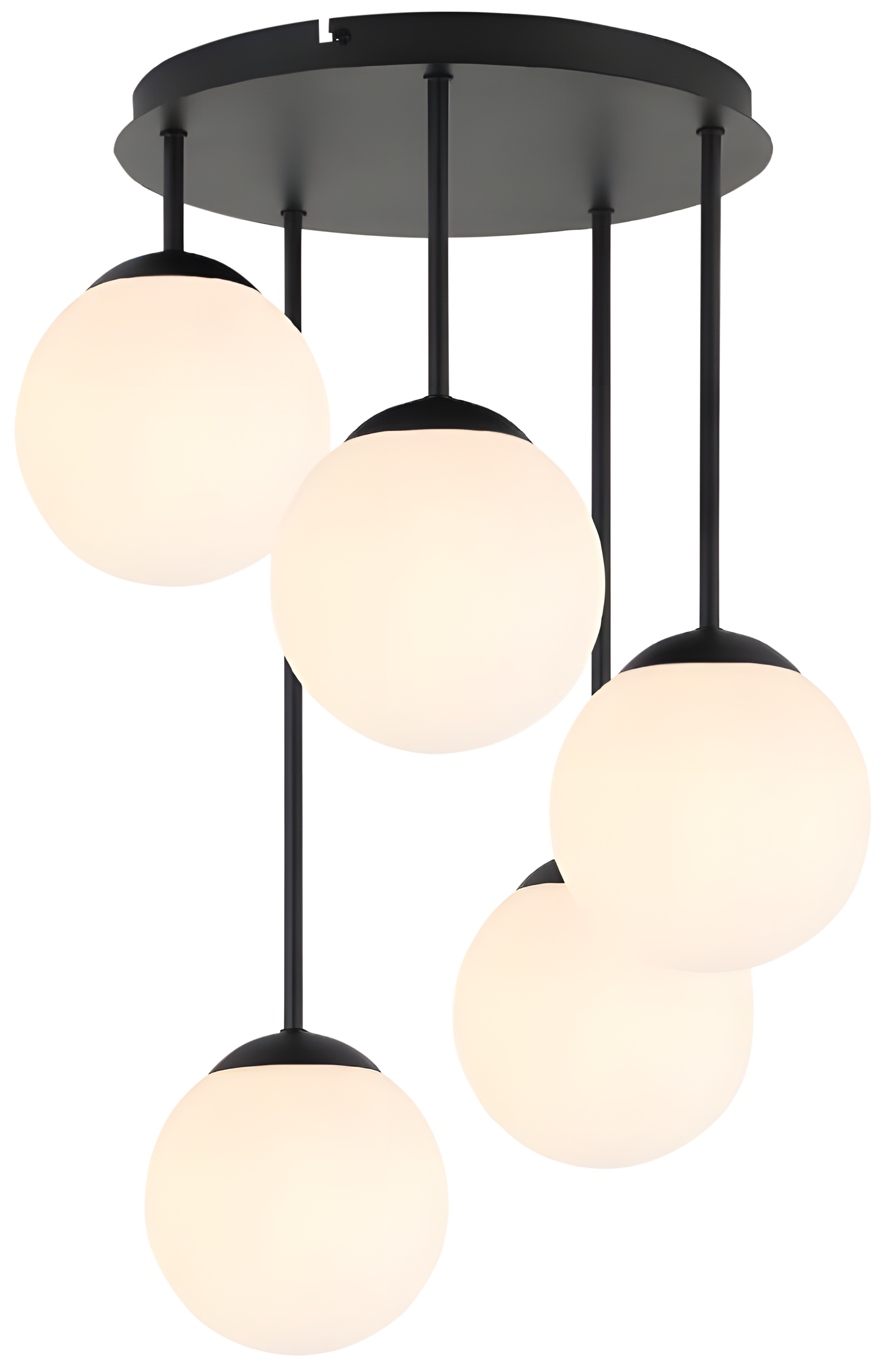 Lampa Sufitowa Wisząca APP1816-5CPR Black  1