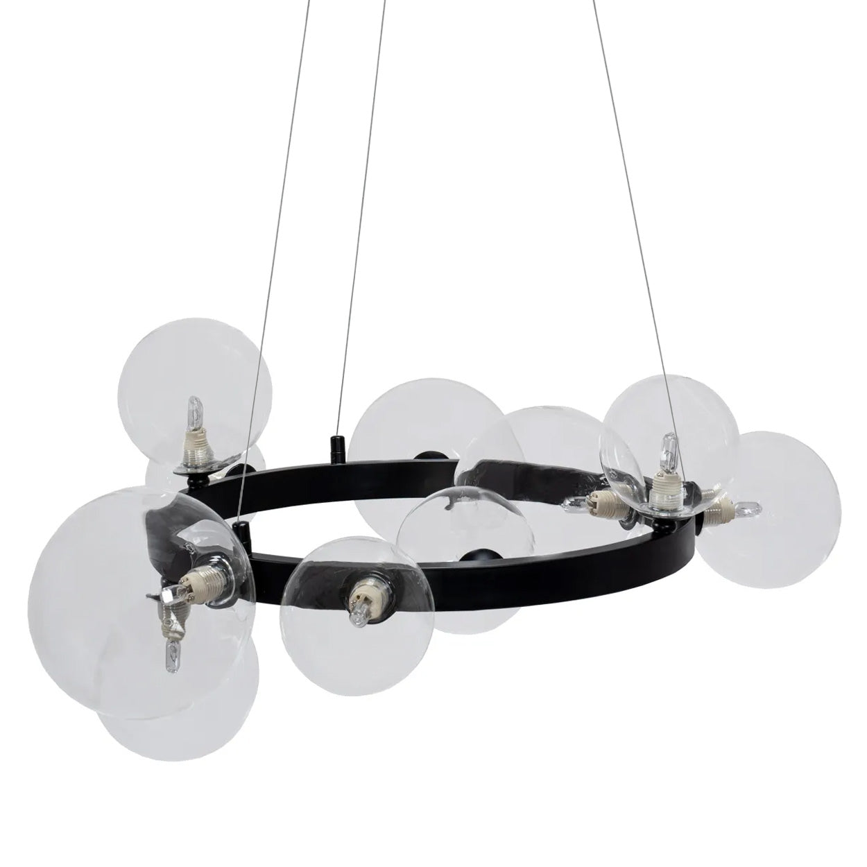 Lampa Wisząca APP1159-10CP Czarna  2