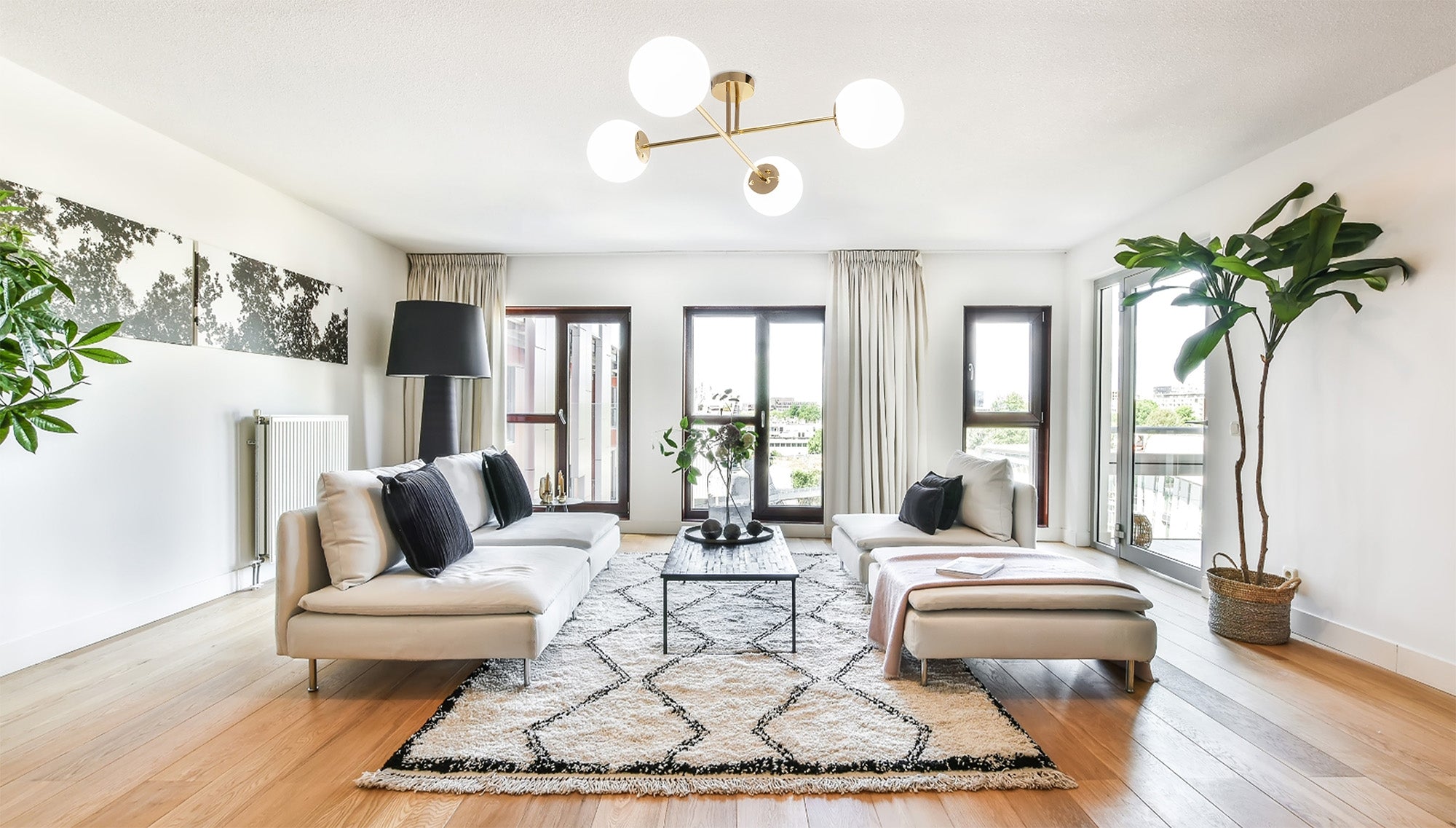 Lampa Sufitowa APP1248-4CP Złota  8