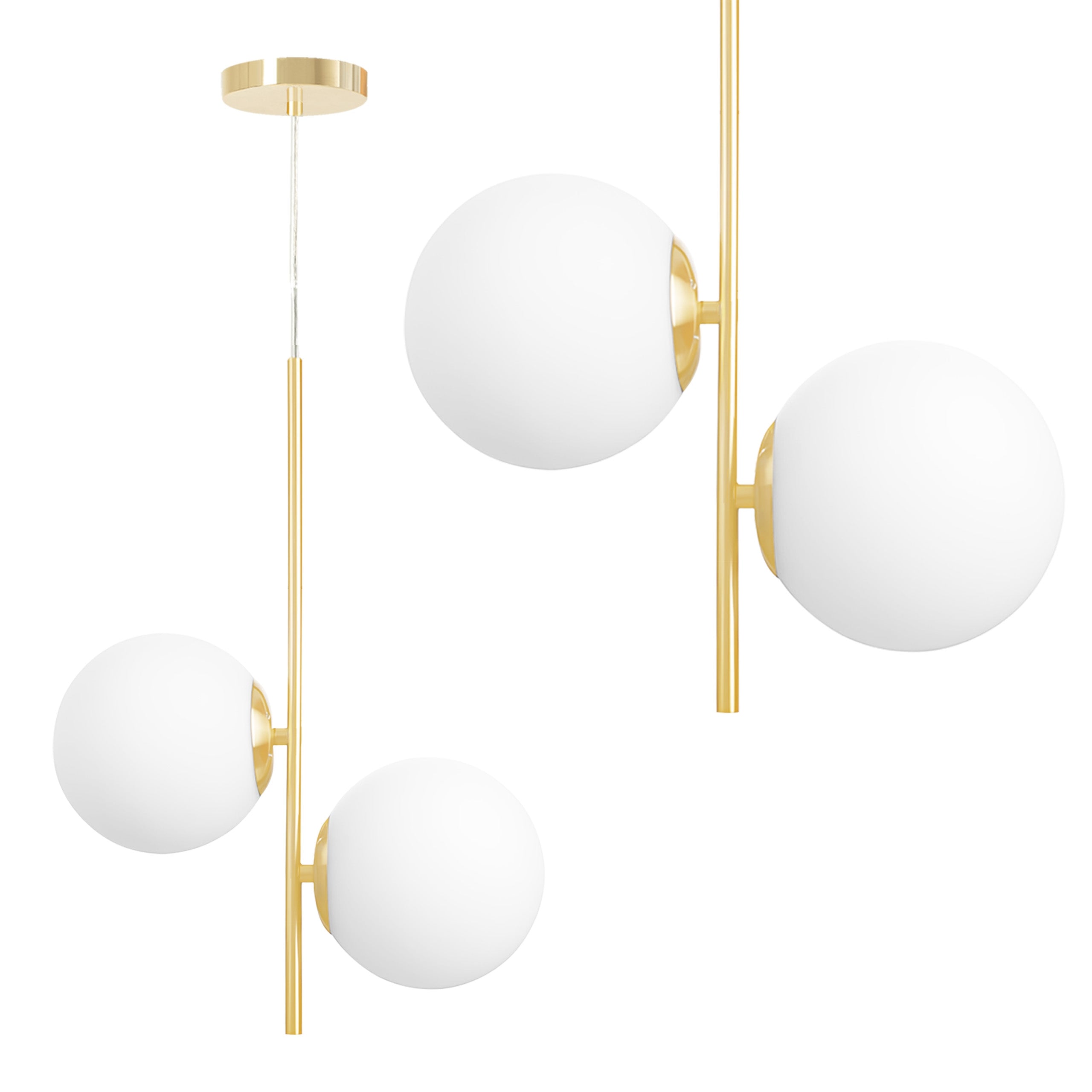 Lampa Sufitowa Wisząca Gold G118-2cp  1