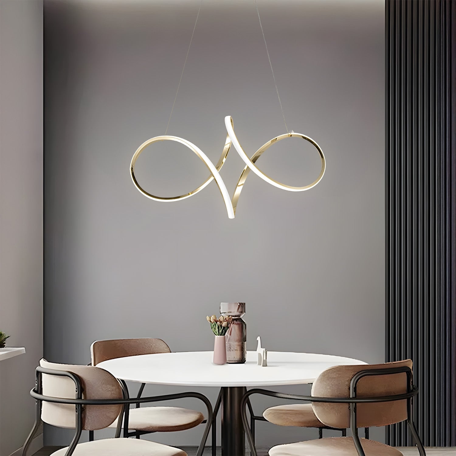 Lampa Wisząca Led G081-1cp Złota  5