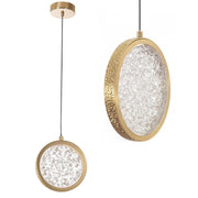 Lampa Wisząca Kryształowa Led G089-1cp Złota  1