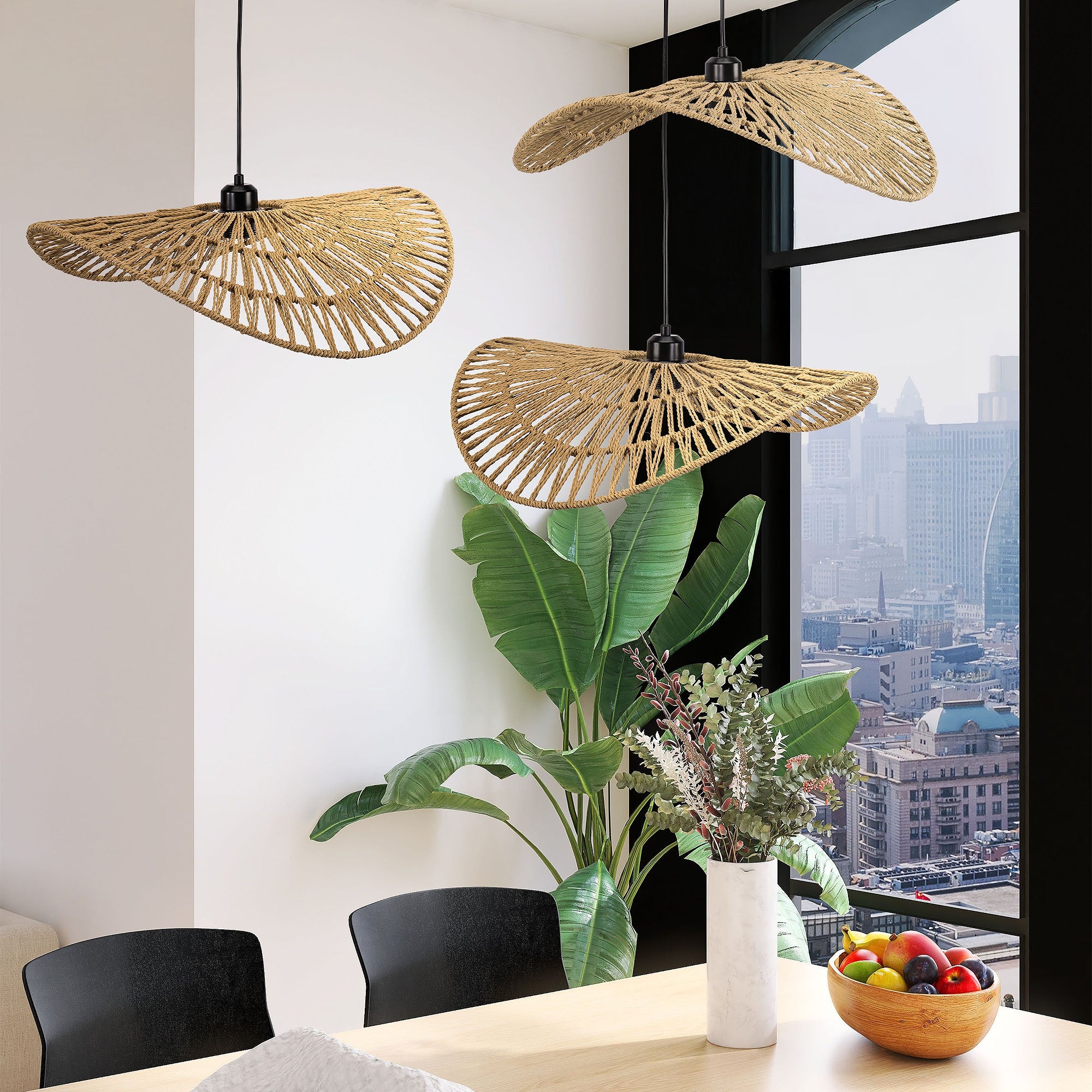 Lampa Sufitowa Wisząca Boho APP1739-1CP 50cm  2