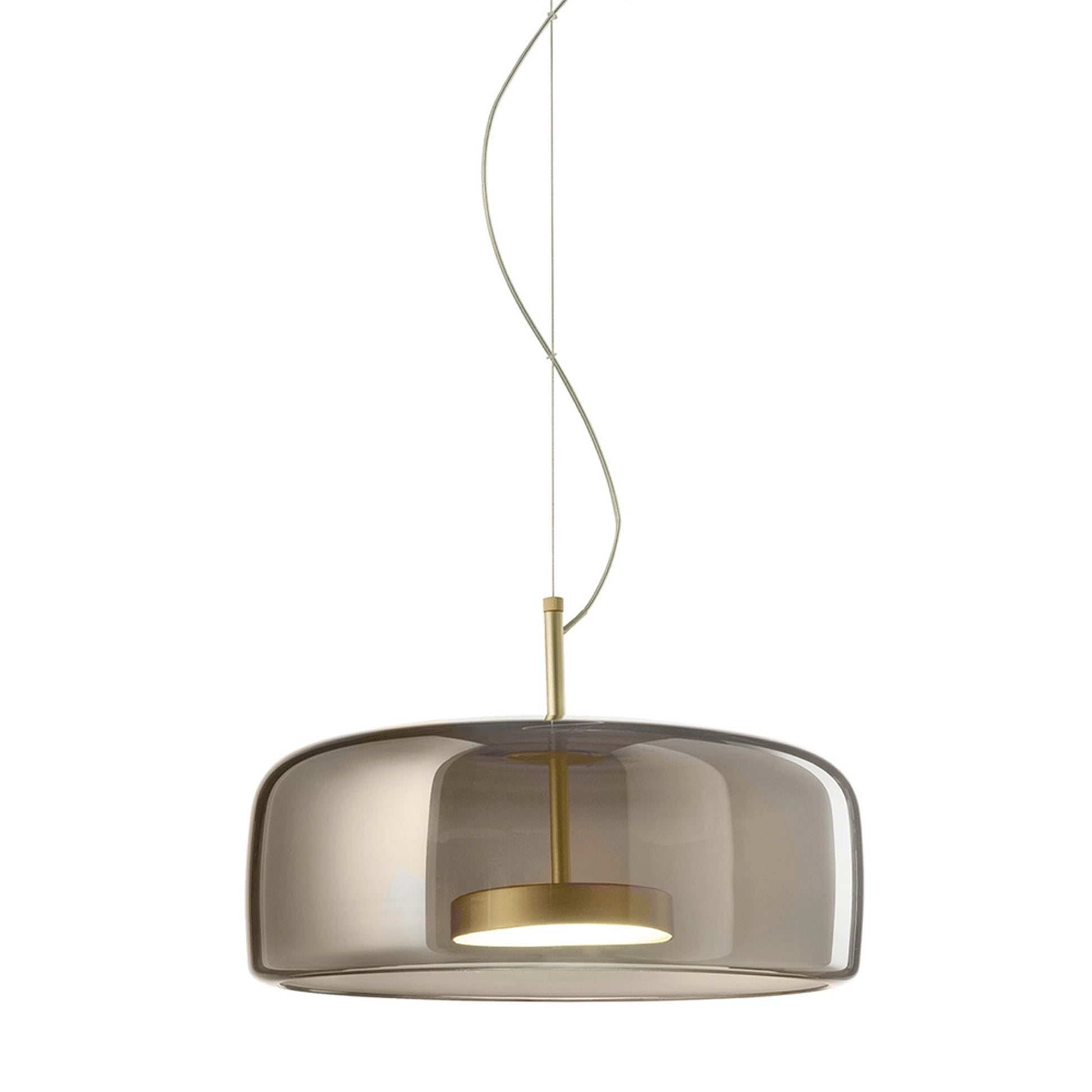 Lampa Sufitowa Wisząca Szklana APP614-1CP Szara  3