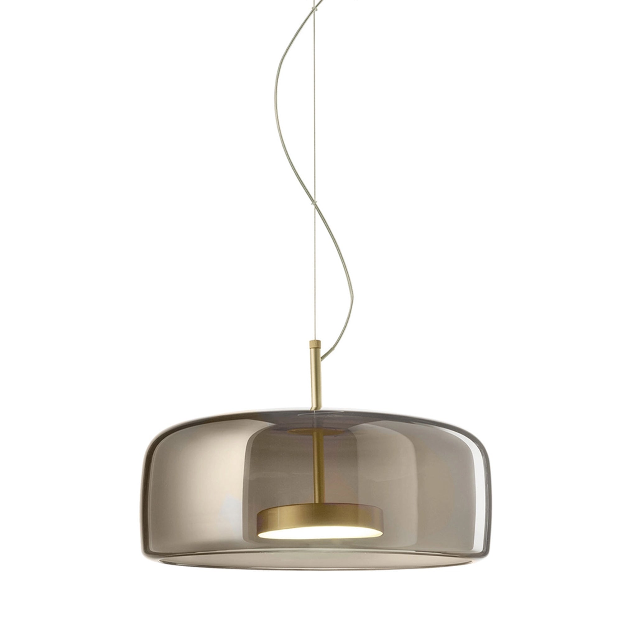 Lampa Sufitowa Wisząca Szklana APP614-1CP Szara  3