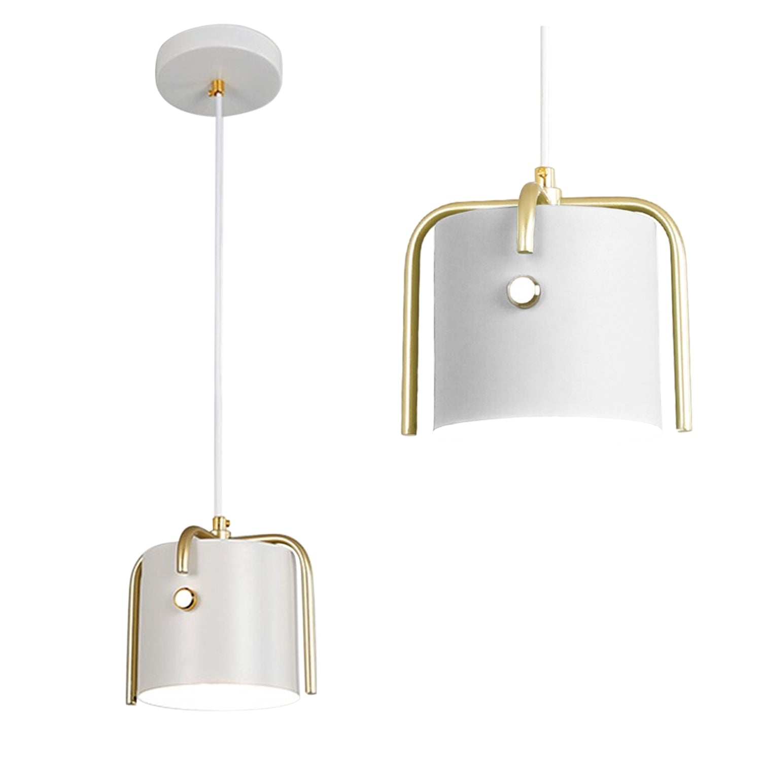 Lampa Sufitowa APP935-1CP Elegent Biała  1
